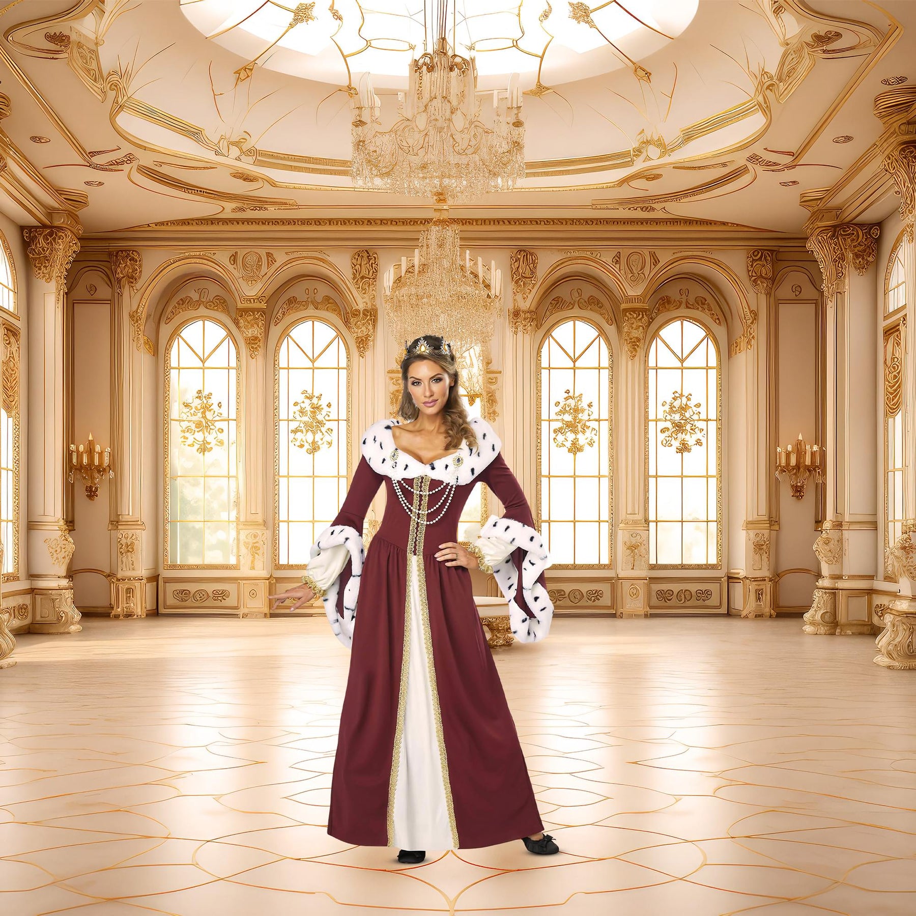 Adult Royal Storybook Queen Costume