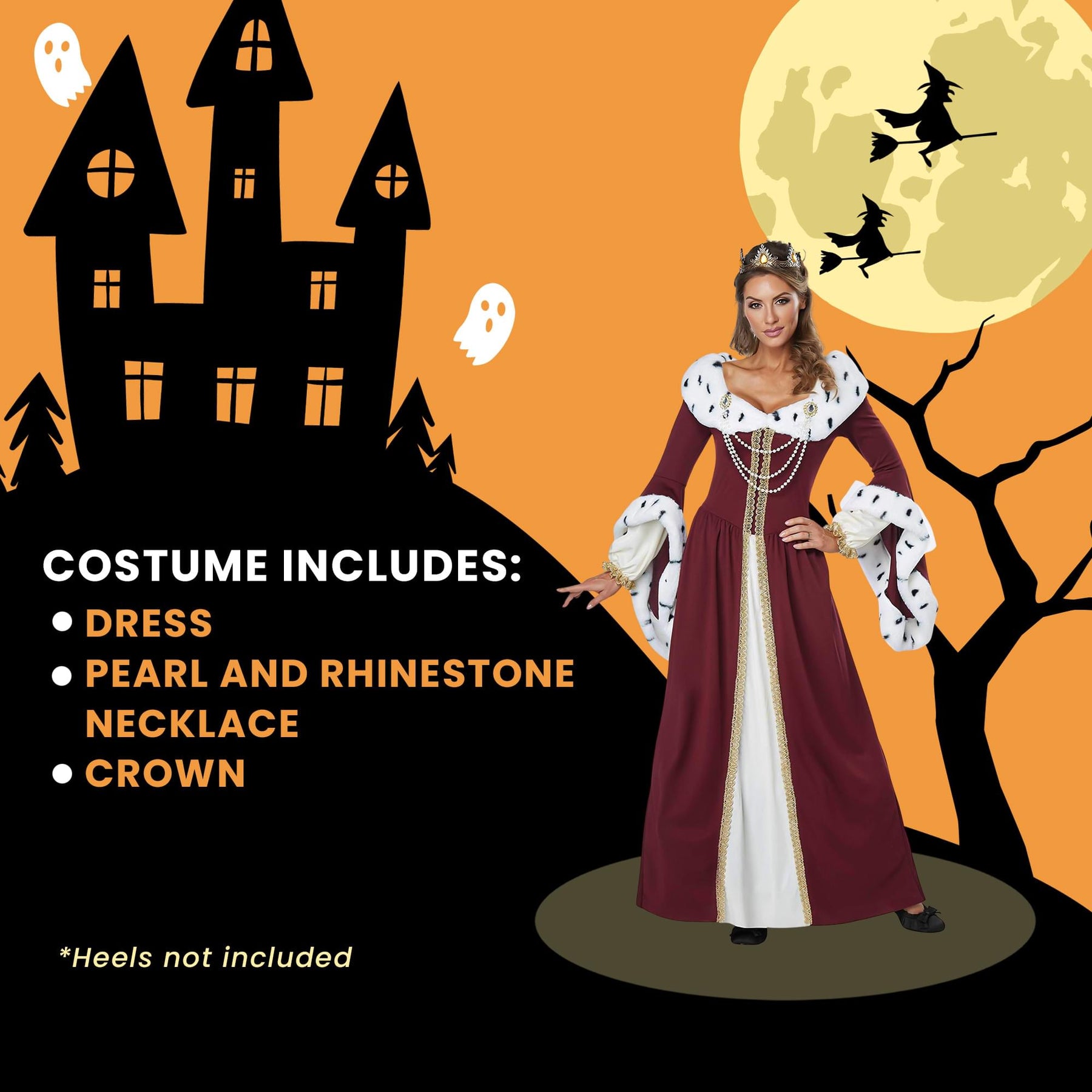 Adult Royal Storybook Queen Costume