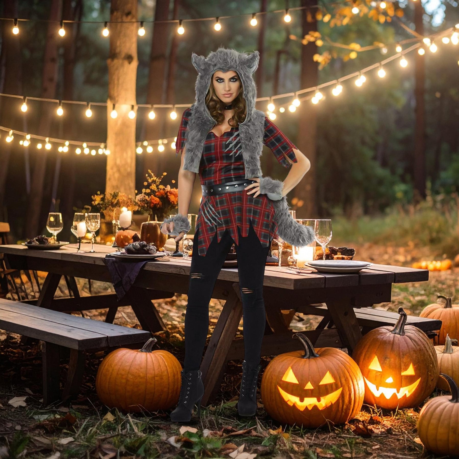 Adult She-Wolf Costume