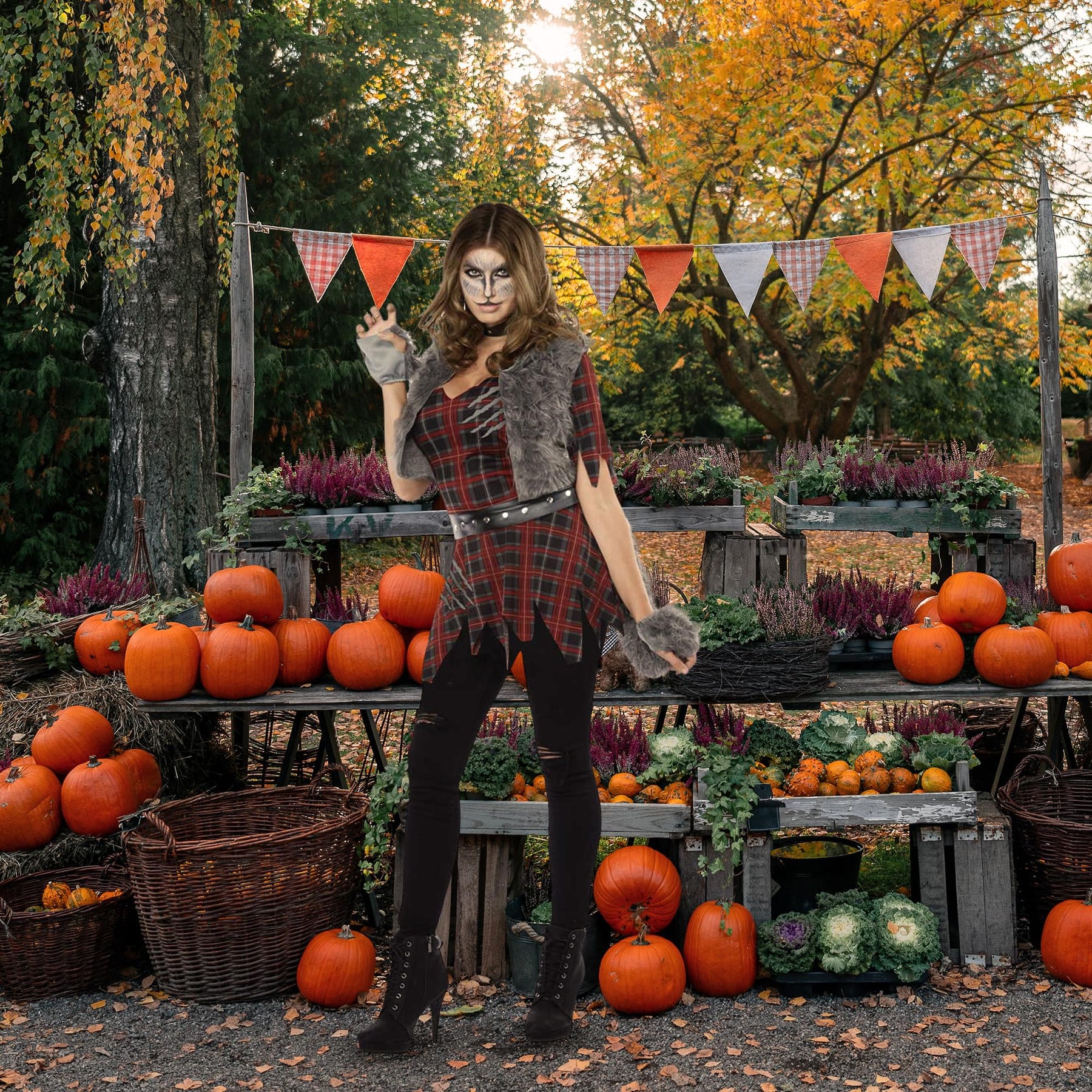 Adult She-Wolf Costume