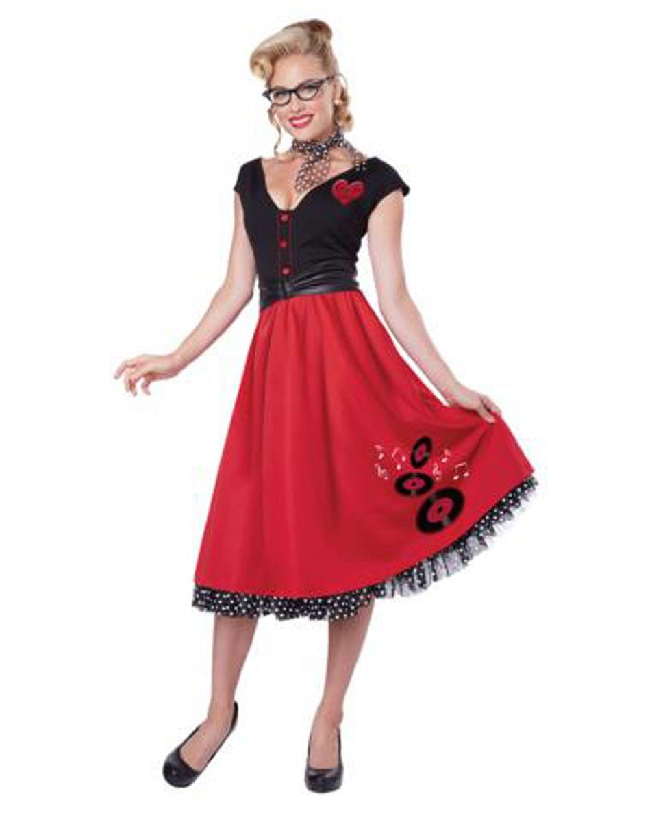 Rock N Roll Sweetheart 50's Adult Costume