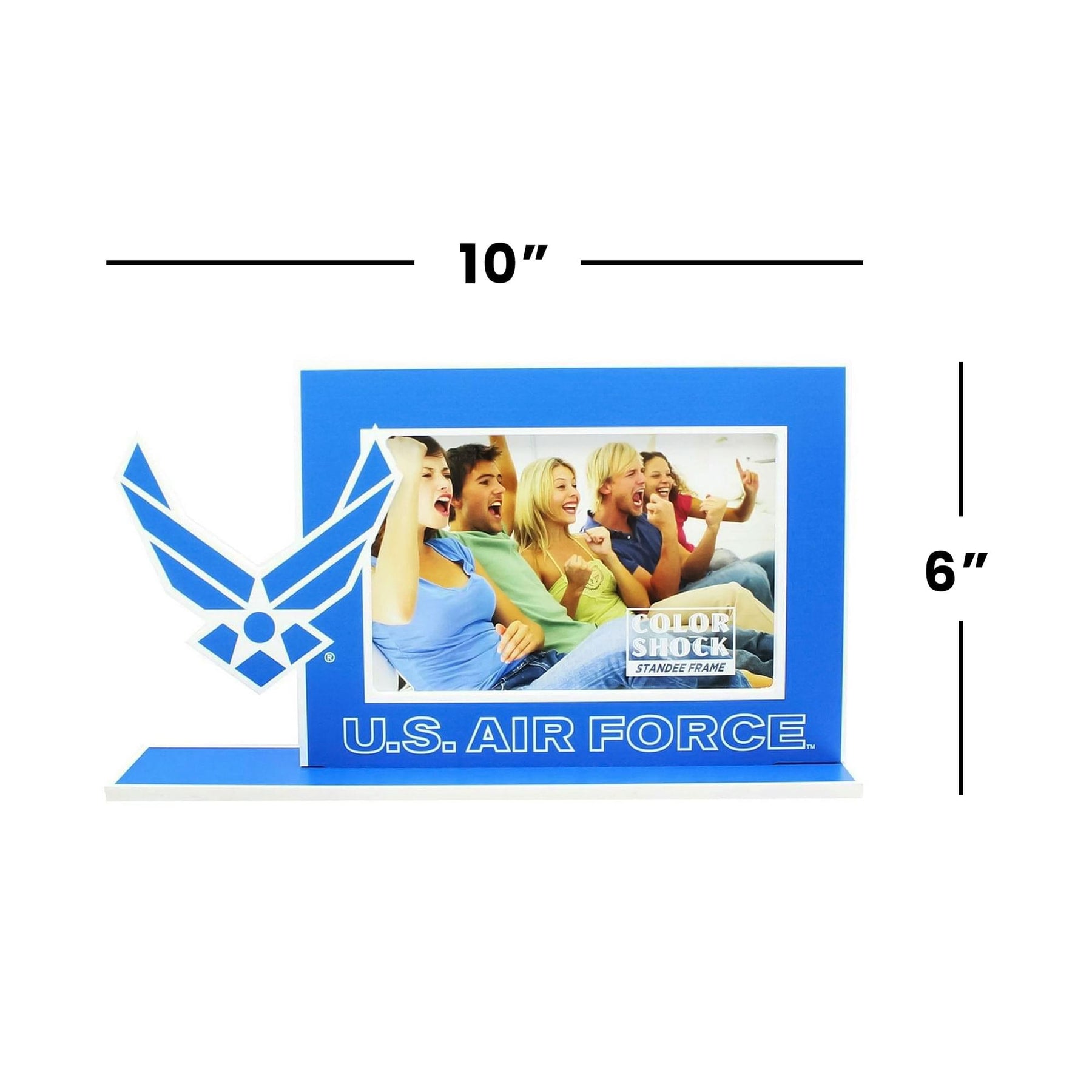 U.S. Air Force Color Shock 4”X6” Standee Picture Frame