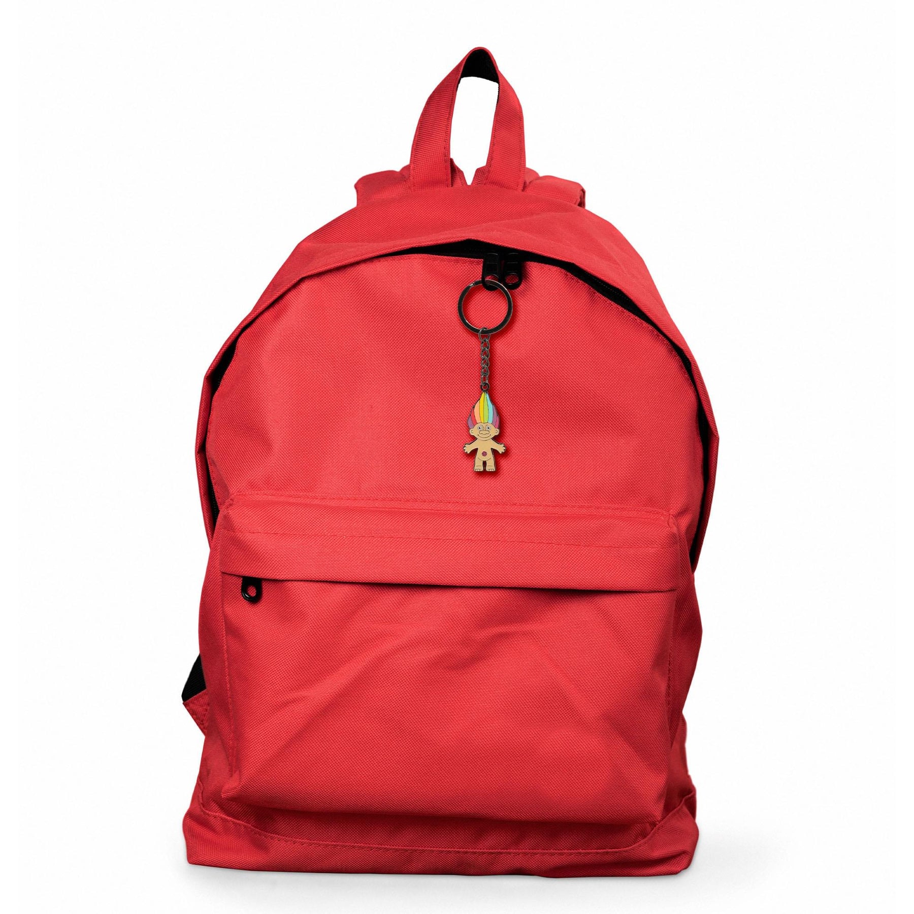 Trolls Rainbow Hair Troll Enamel Charm Keychain