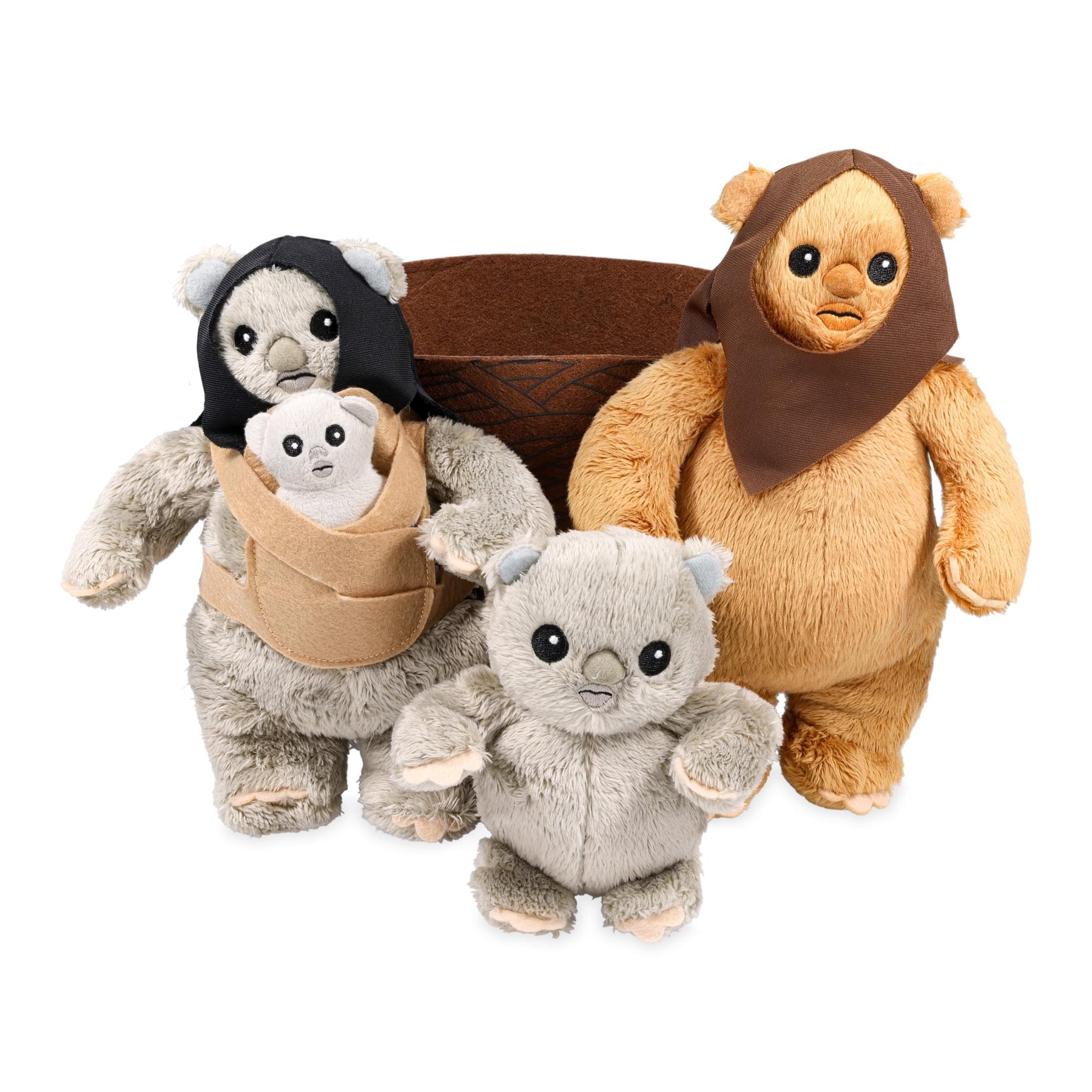 Star Wars Celebration Exclusive Ewok Family 3 Piece Plush Set