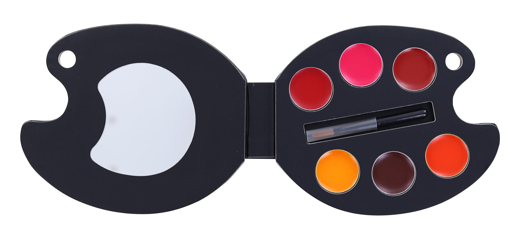 Bob Ross Happy Little Lip & Eye Shadow Palette Makeup Kit Set