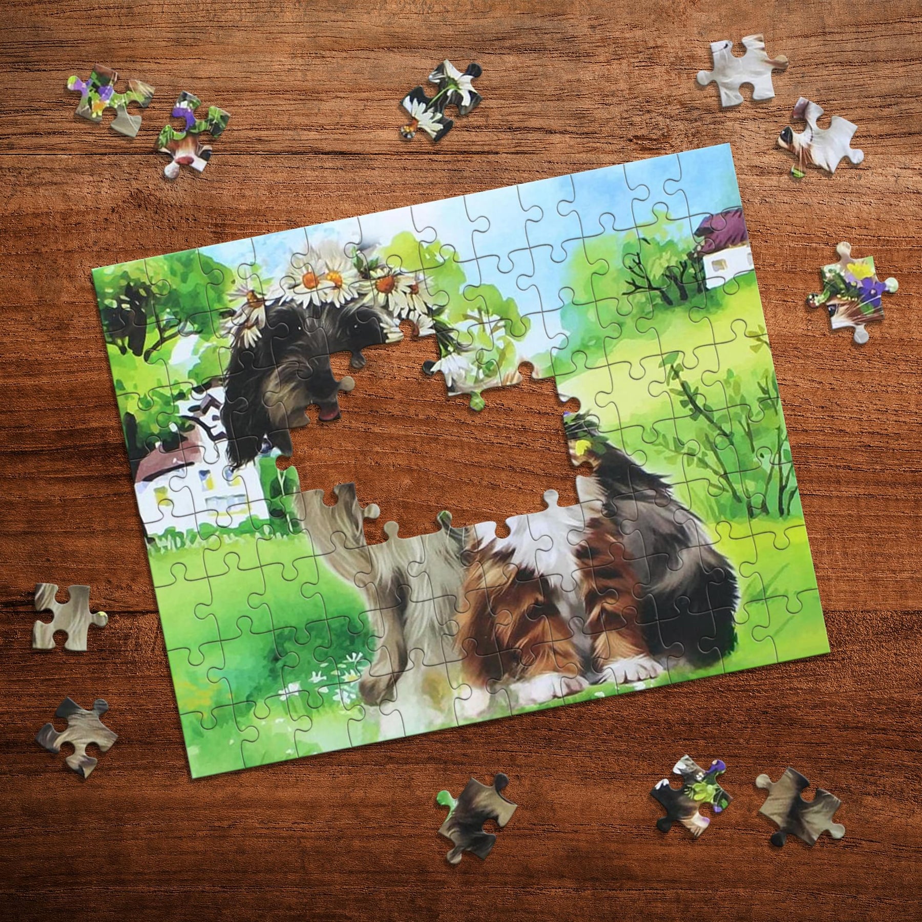 Dog and Cat 100 Piece Juvenile Collection Jigsaw Puzzle