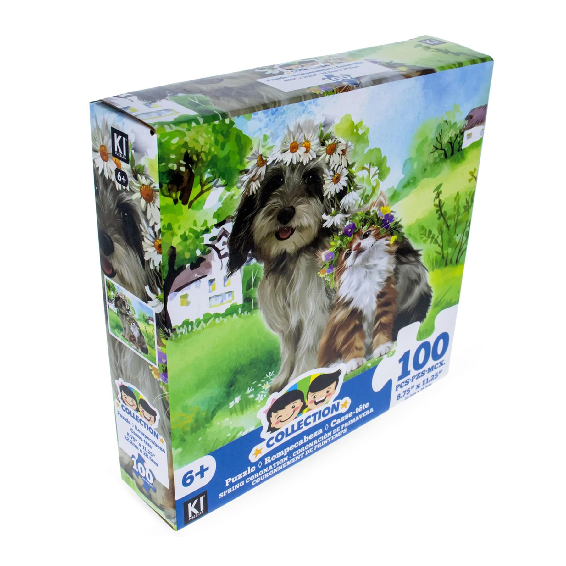 Dog and Cat 100 Piece Juvenile Collection Jigsaw Puzzle
