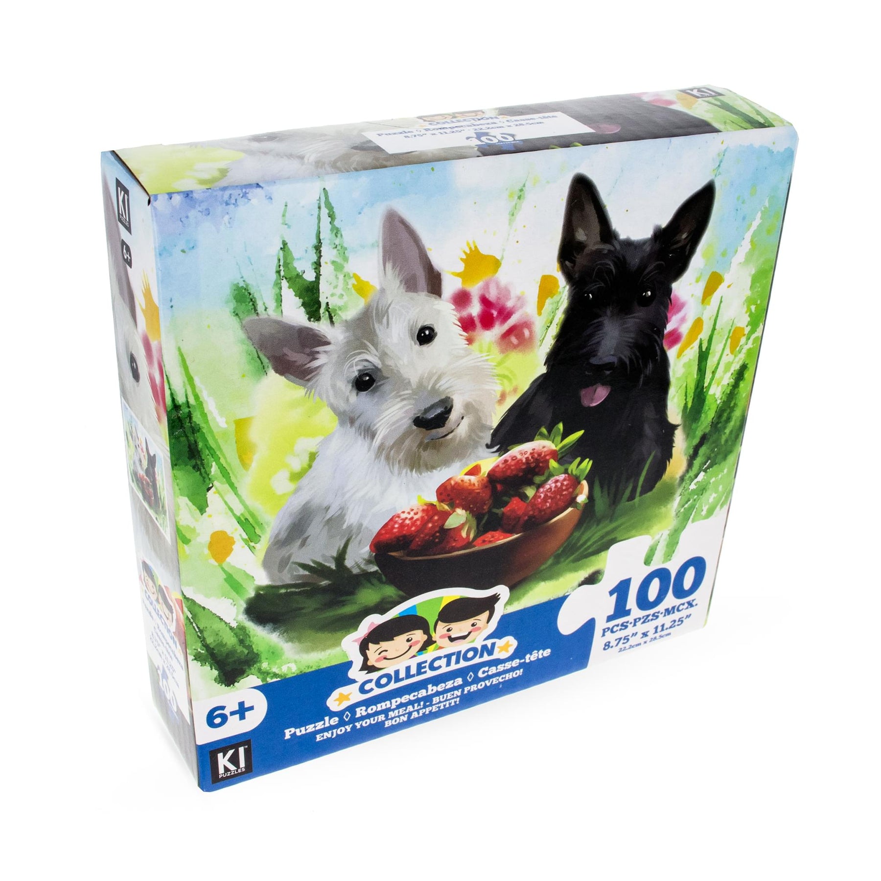 Painting Dog 100 Piece Juvenile Collection Jigsaw Puzzle