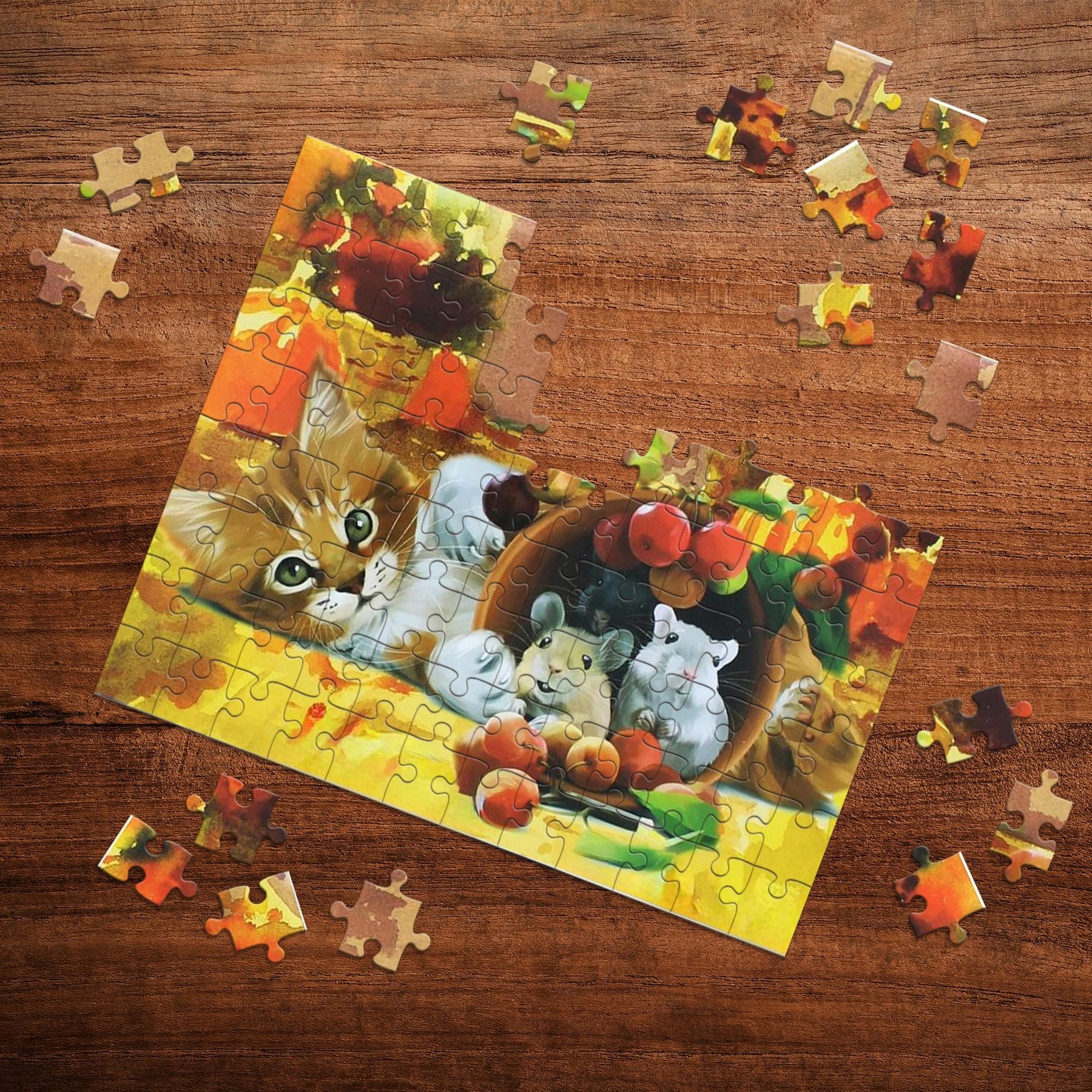 Cat and Mice 100 Piece Juvenile Collection Jigsaw Puzzle