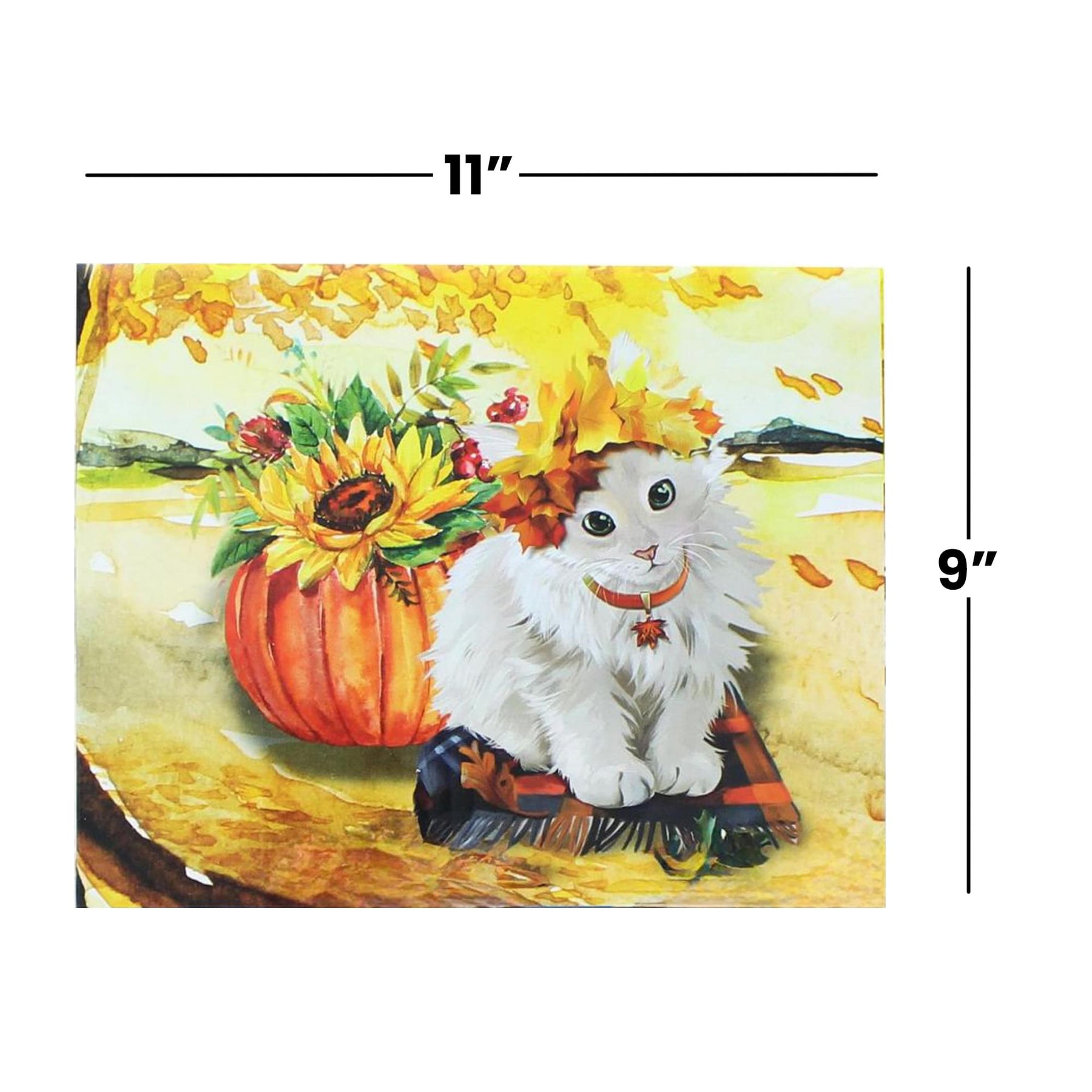 Cat and Pumpkin 100 Piece Juvenile Collection Jigsaw Puzzle