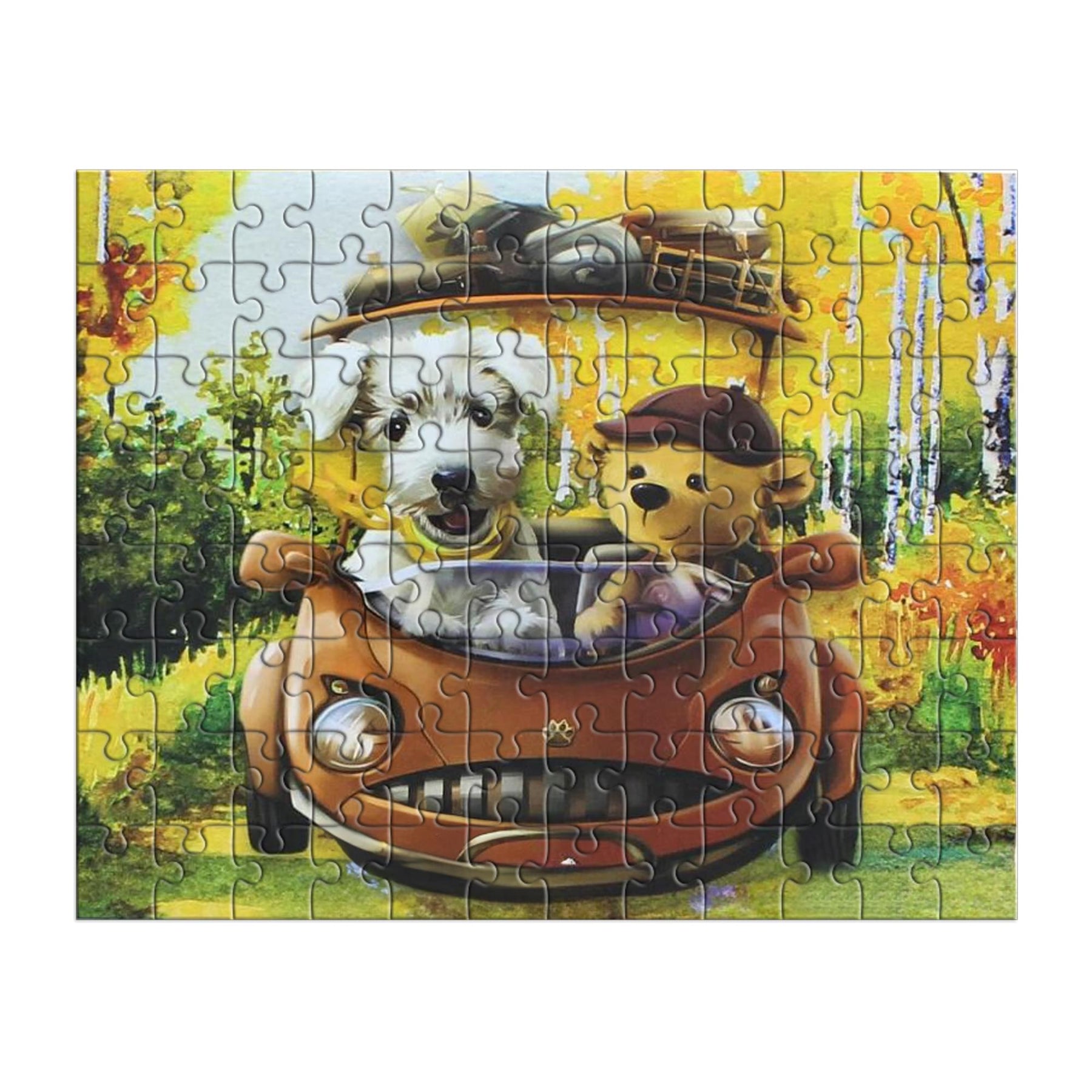 Dog and Teddybear 100 Piece Juvenile Collection Jigsaw Puzzle