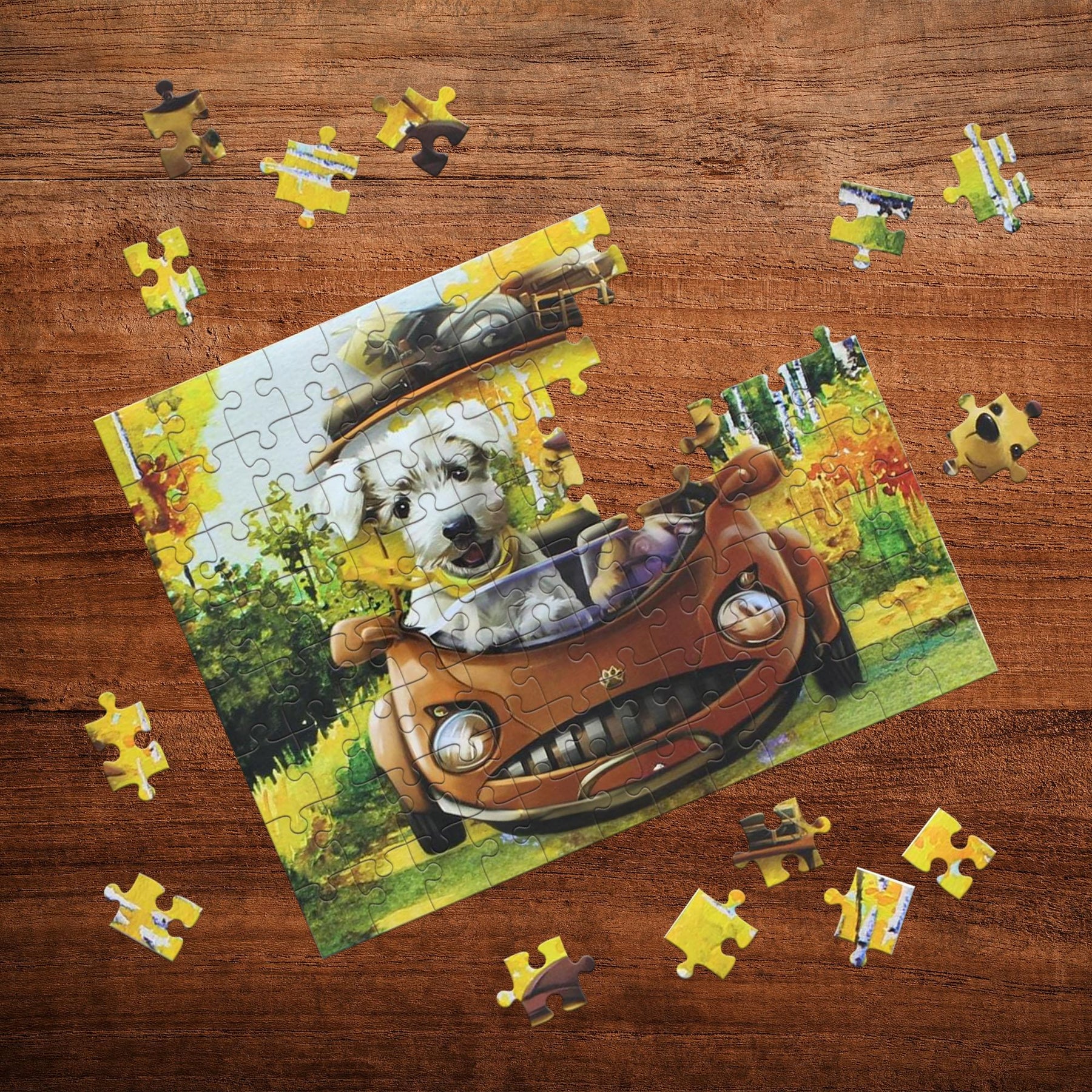 Dog and Teddybear 100 Piece Juvenile Collection Jigsaw Puzzle