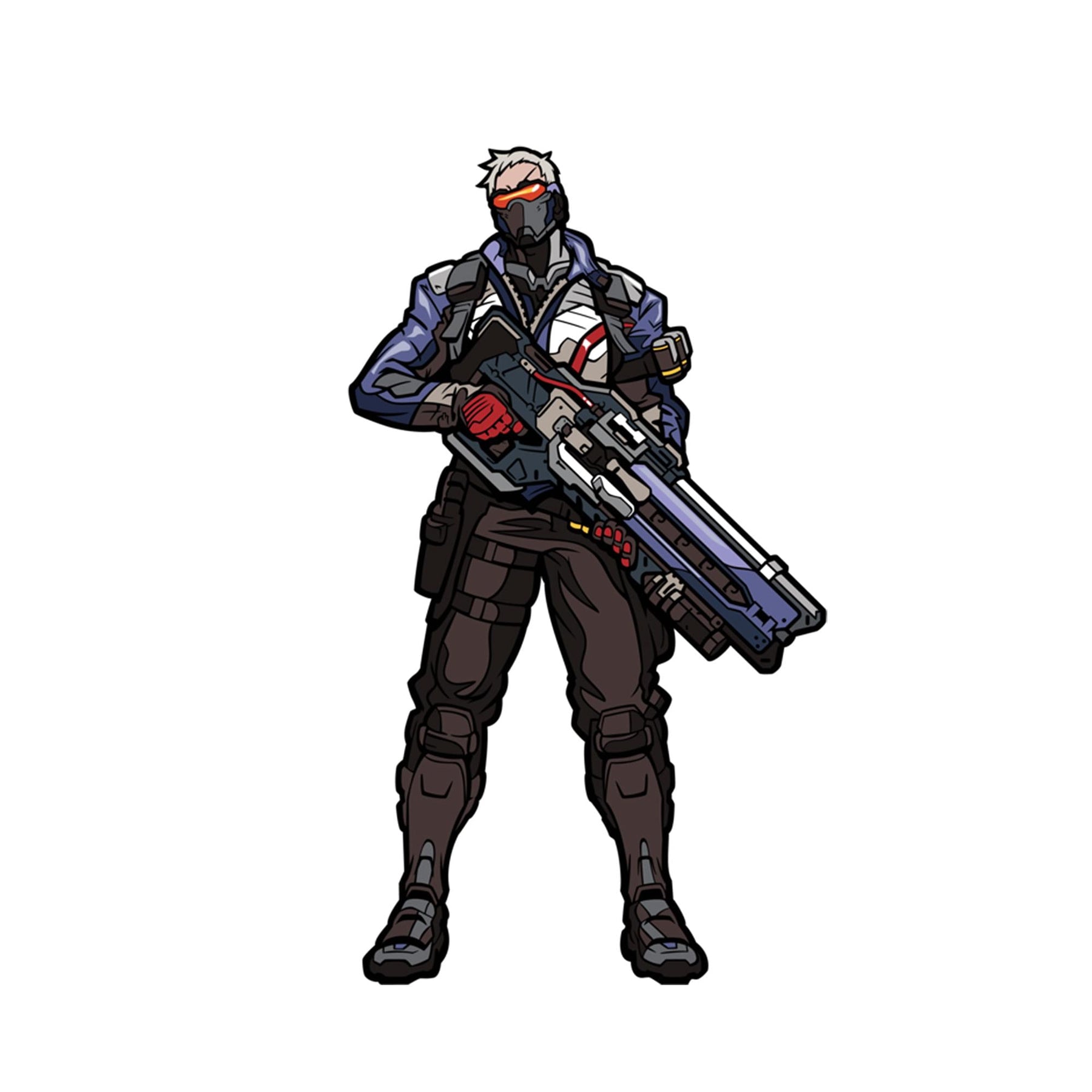 Overwatch 3-Inch Collectible Enamel FiGPiN Wave 1 - Soldier 76