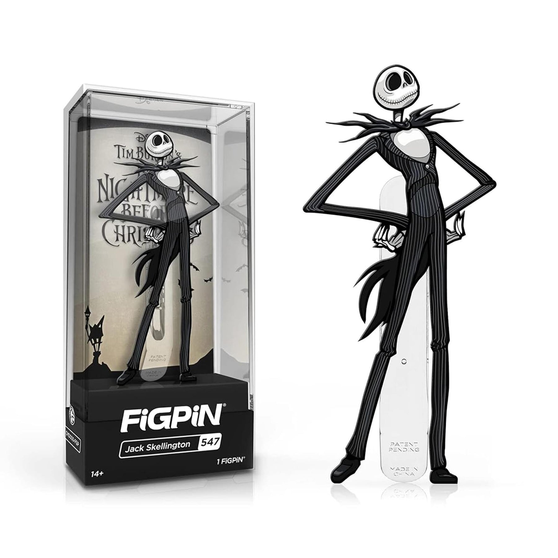 The Nightmare Before Christmas Jack Skellington FiGPiN Enamel Pin #547