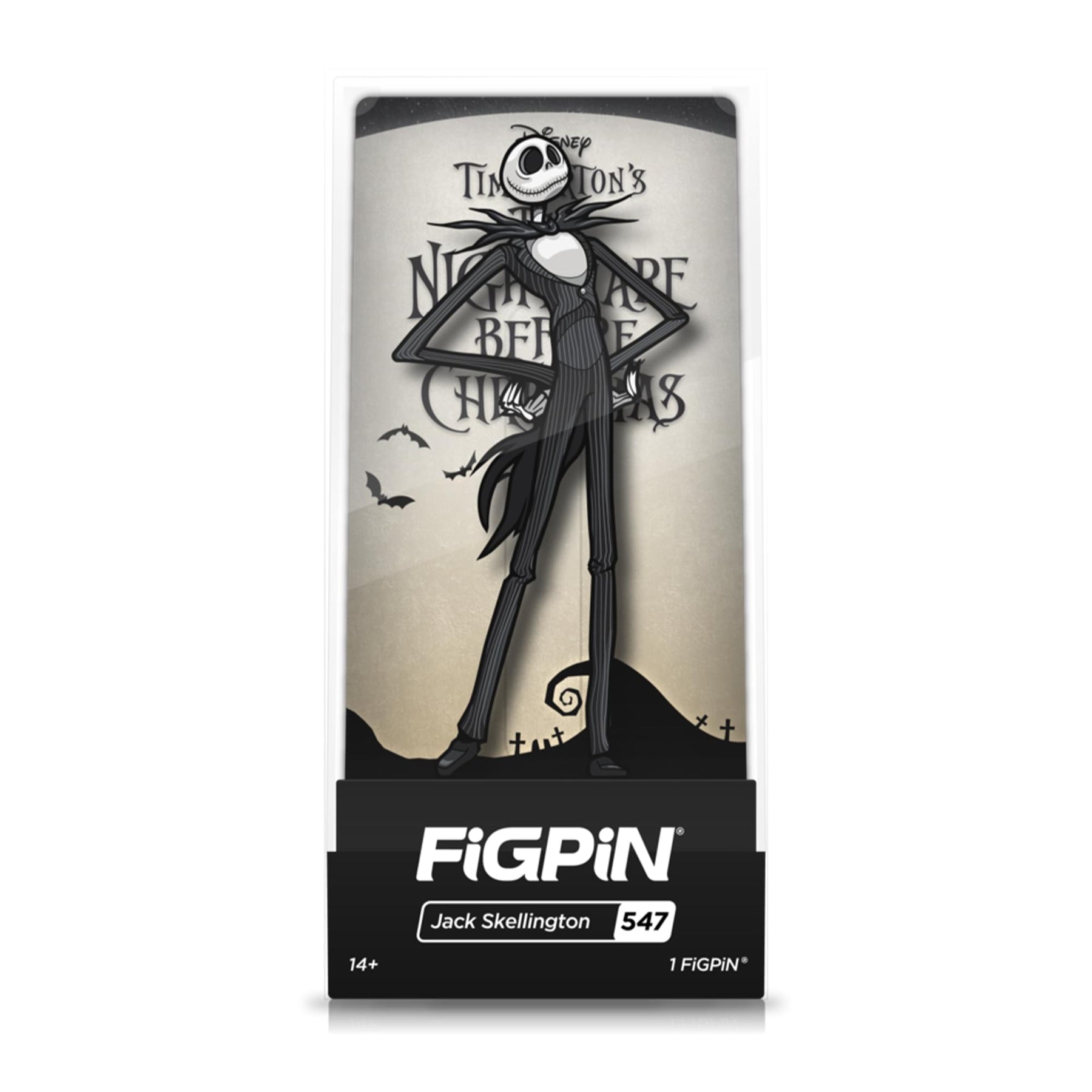 The Nightmare Before Christmas Jack Skellington FiGPiN Enamel Pin #547
