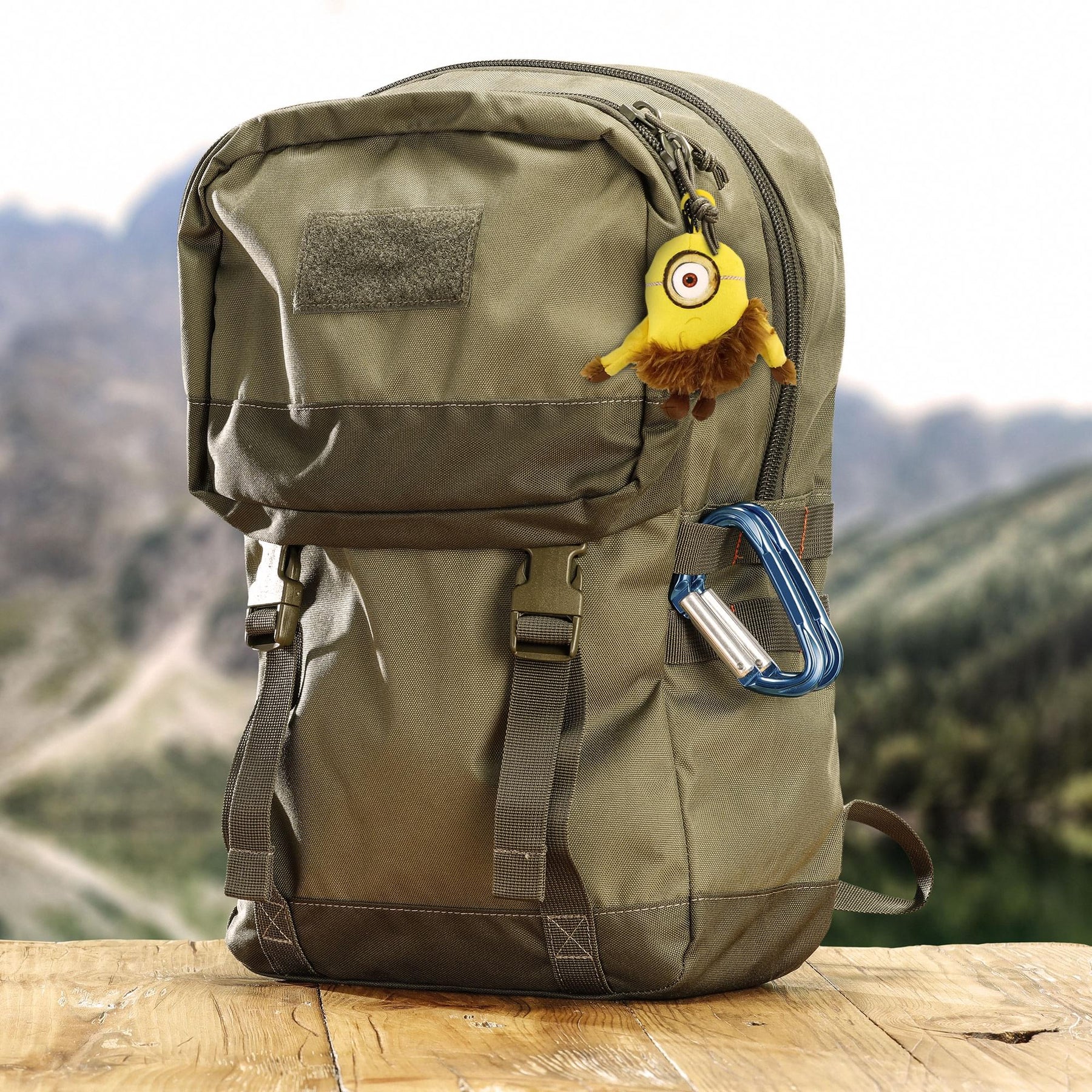 Minion Movie Jungle Minion (1 Eye) Clip-On 5" Plush
