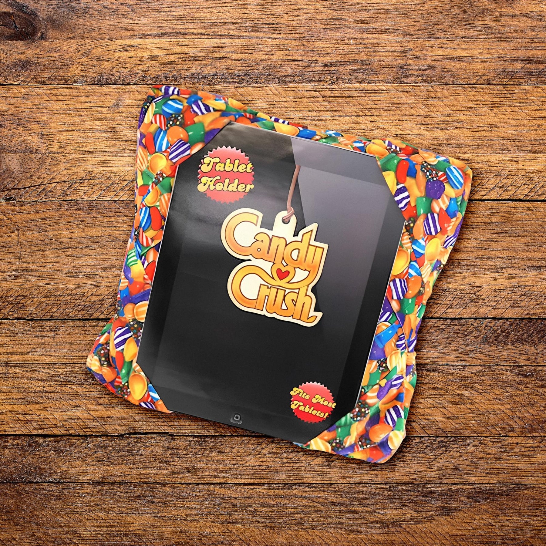 Candy Crush Saga Orange Plush Tablet Holder