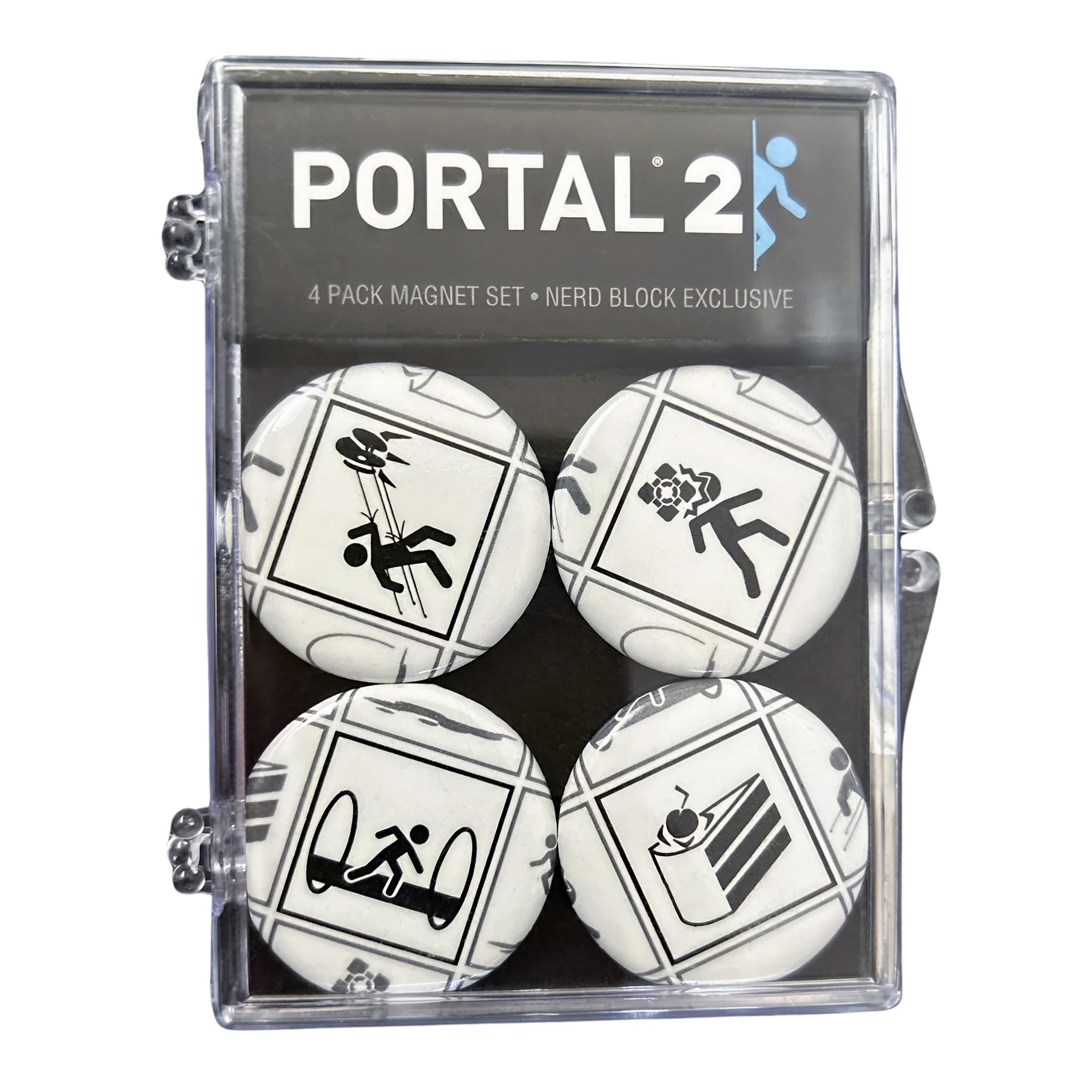 Portal 2 4-Piece Magnet Set