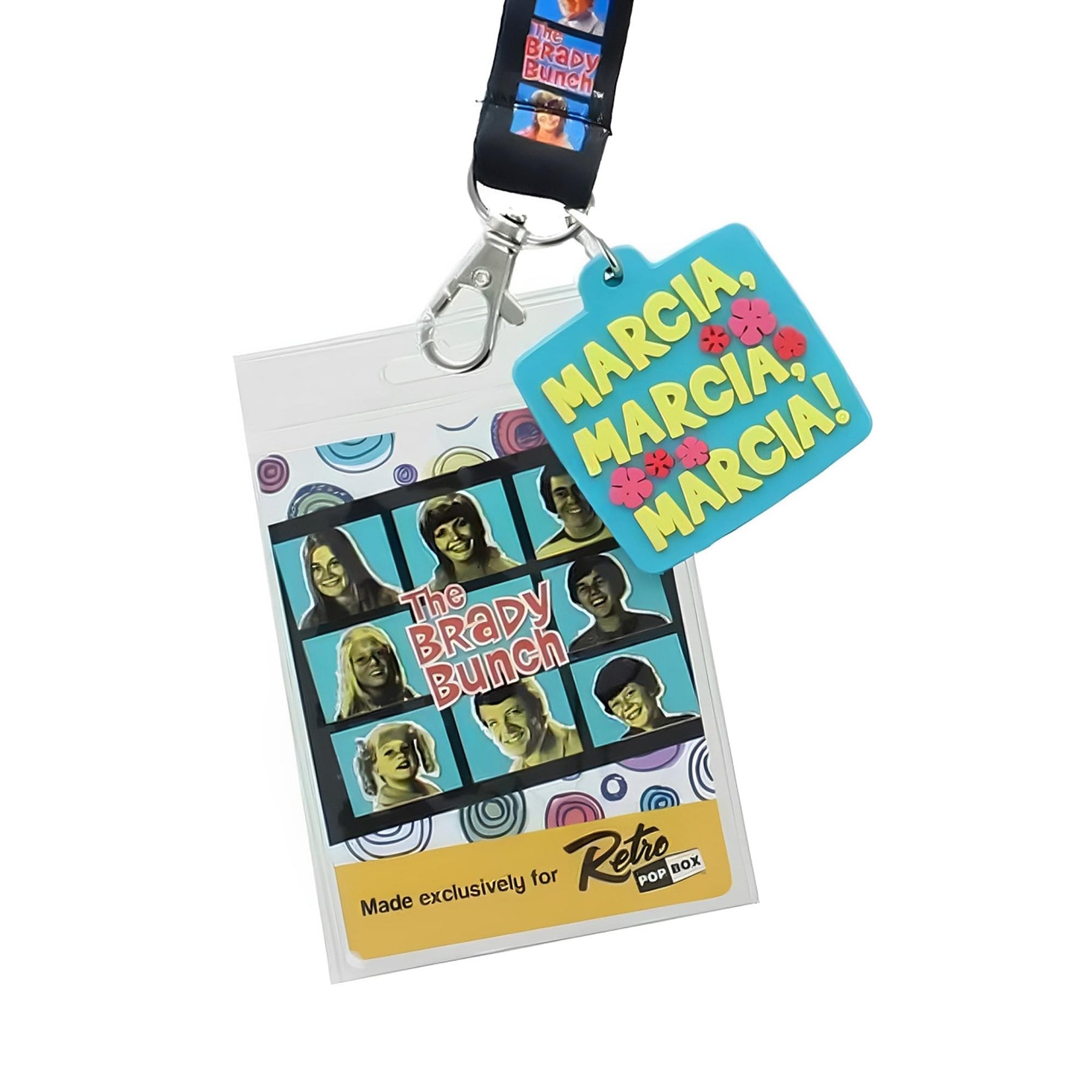 The Brady Bunch Lanyard with "Marcia" Charm