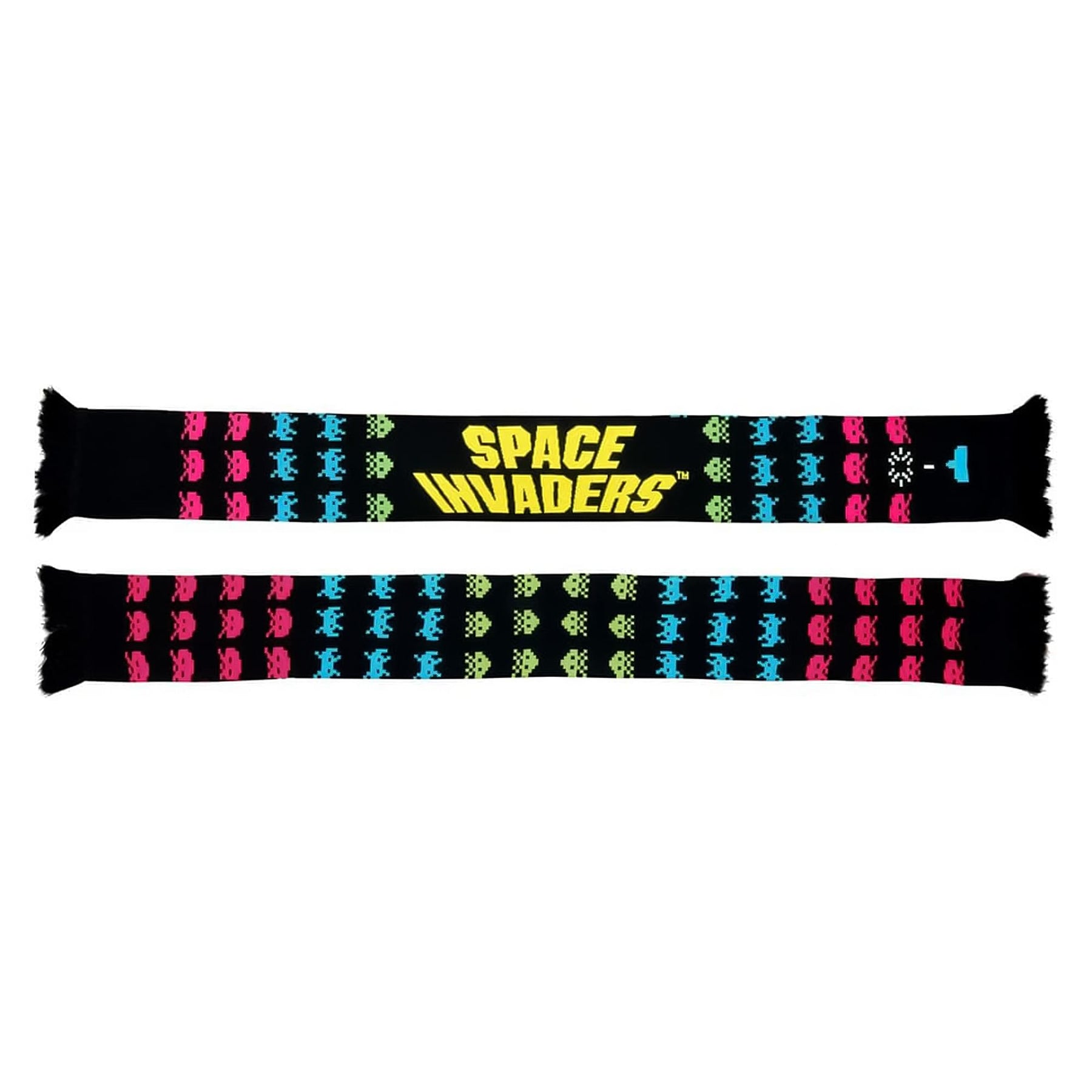 Space Invaders Knit Scarf