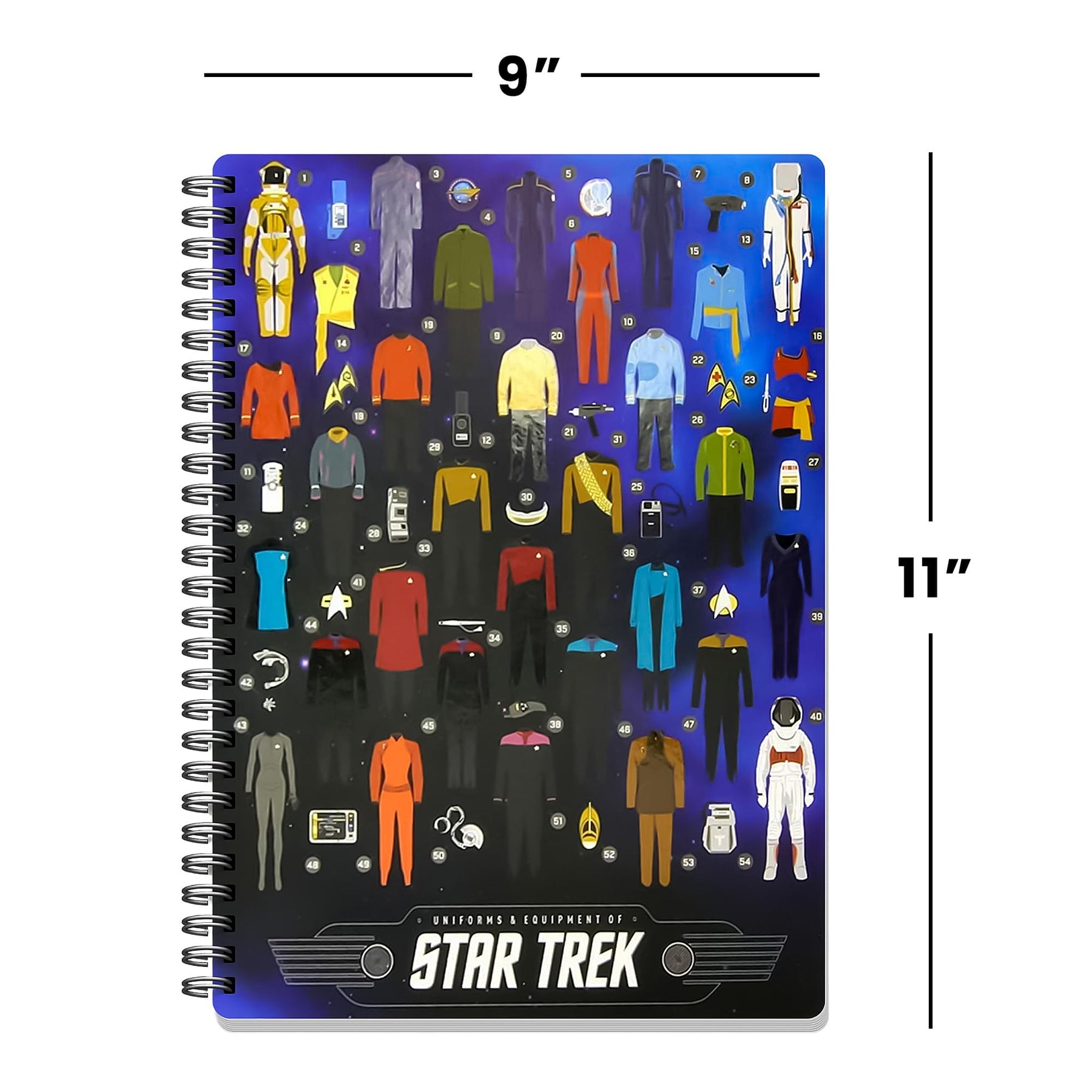 Star Trek Uniforms & Equipment Hardcover Notebook