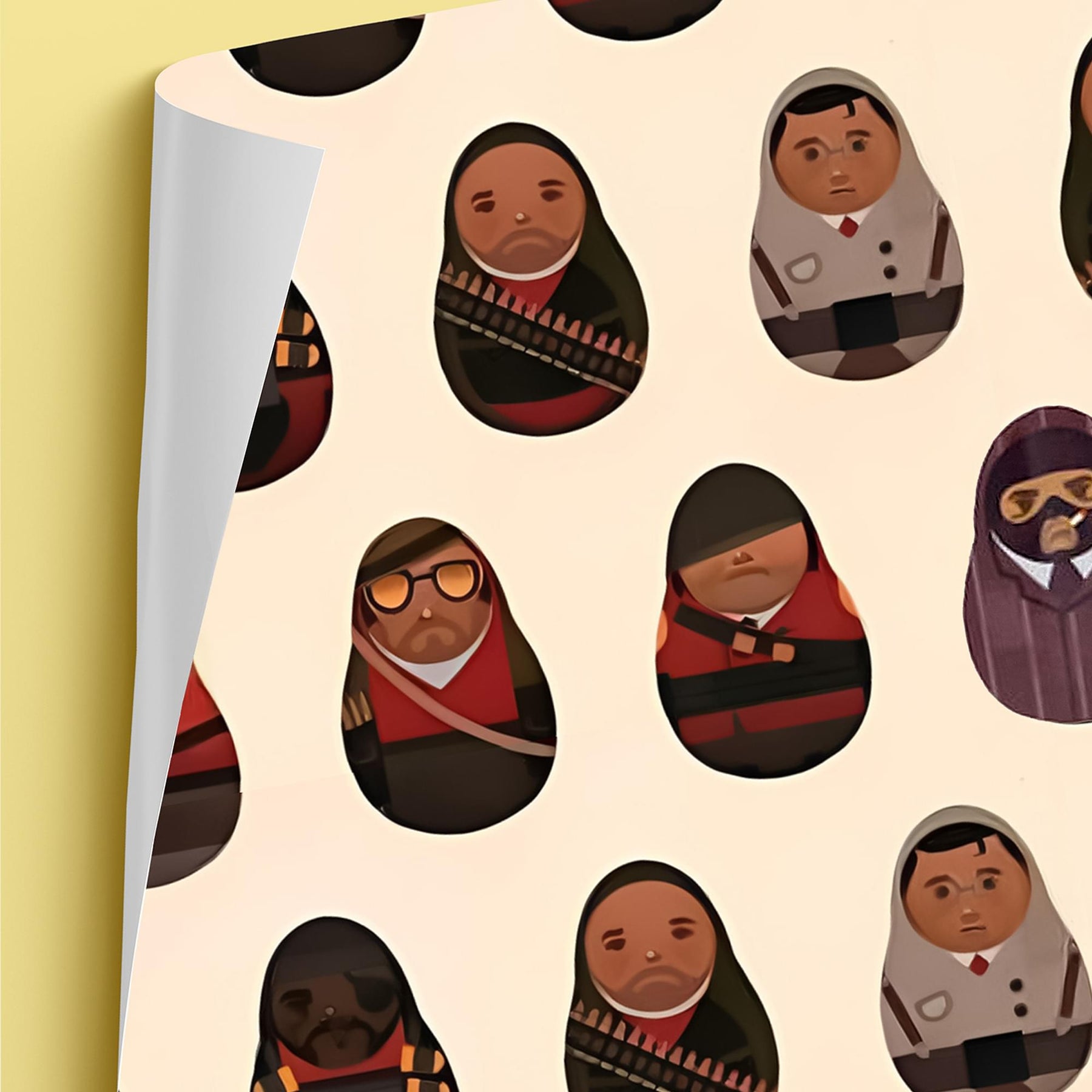 Team Fortress 2 Gift Wrap 27" x 39"