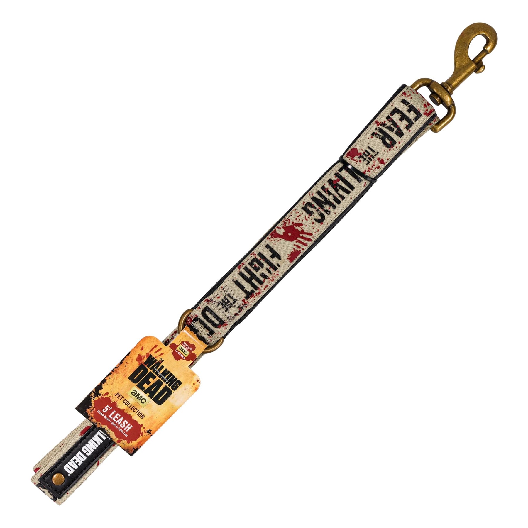 The Walking Dead "Fight the Dead, Fear the Living" 5ft. Dog Leash
