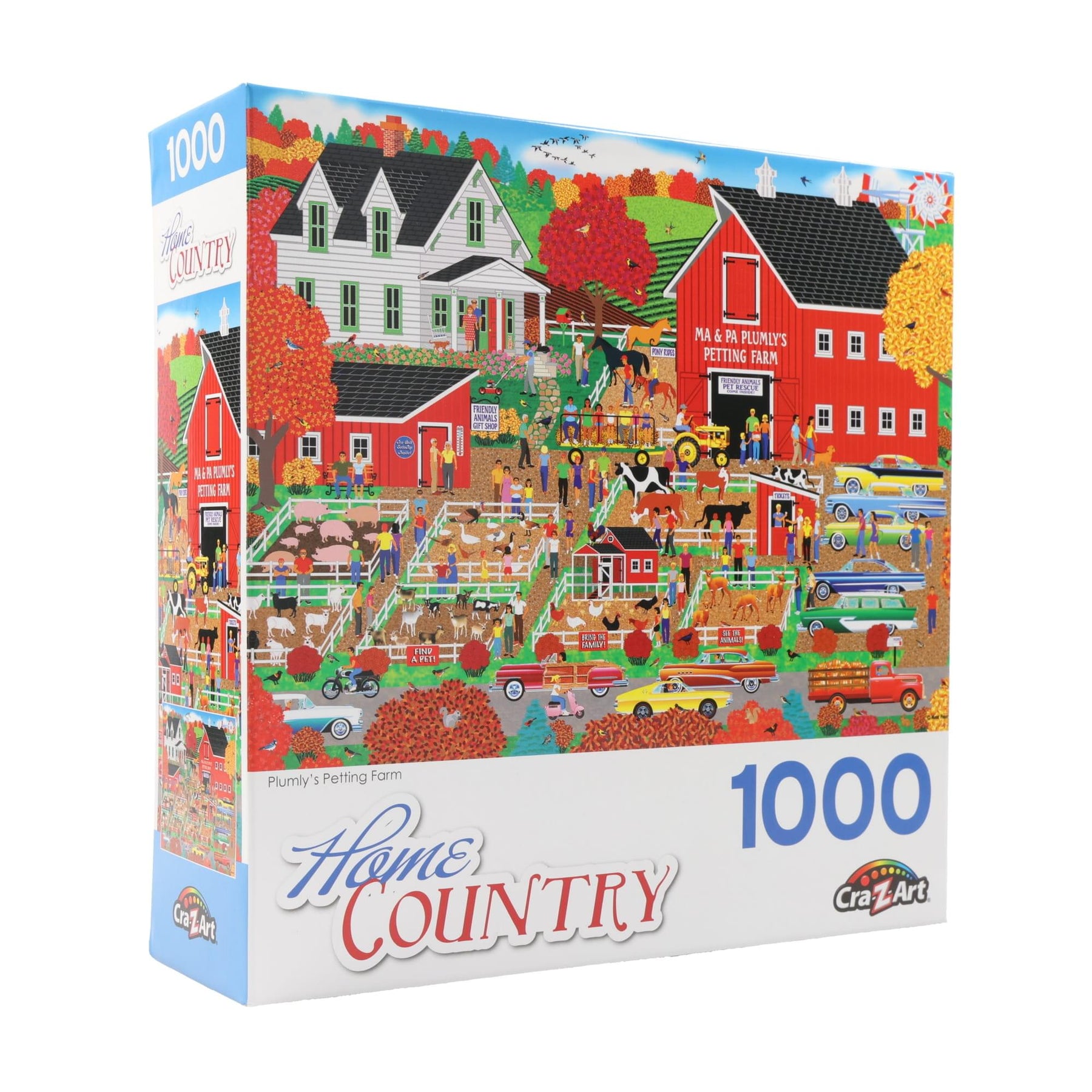 Plumly's Petting Farm 1000 Piece Jigsaw Puzzle