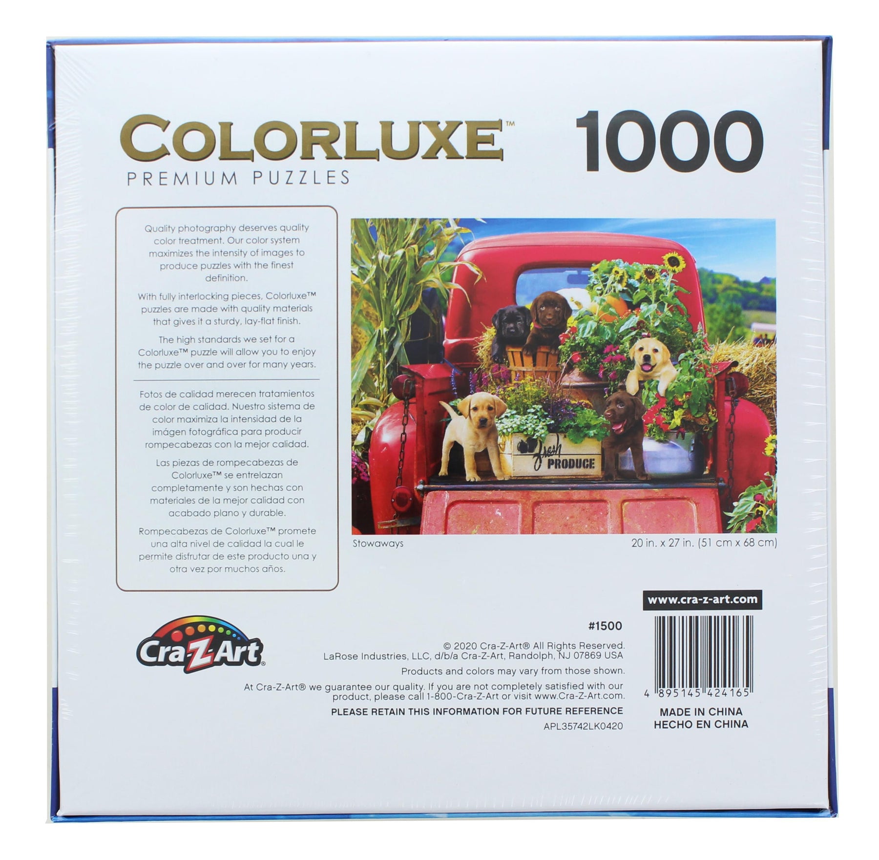 Stowaways 1000 Piece Jigsaw Puzzle
