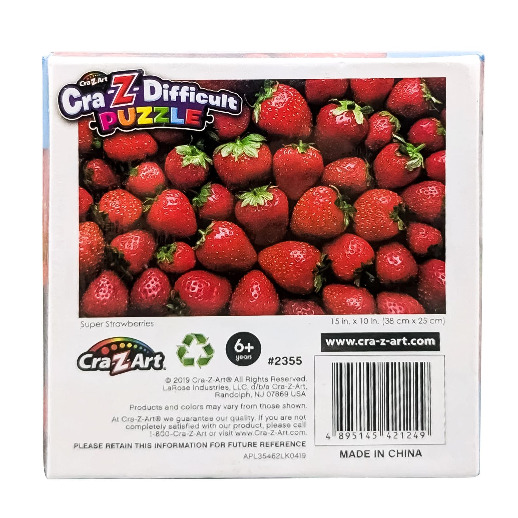 Super Strawberries 100 Piece Cra-Z Difficult Jigsaw Puzzle