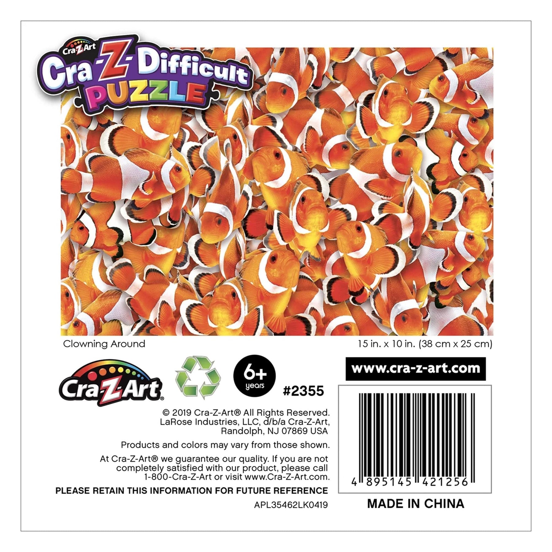 Clowning Around 100 Piece Cra-Z Difficult Jigsaw Puzzle
