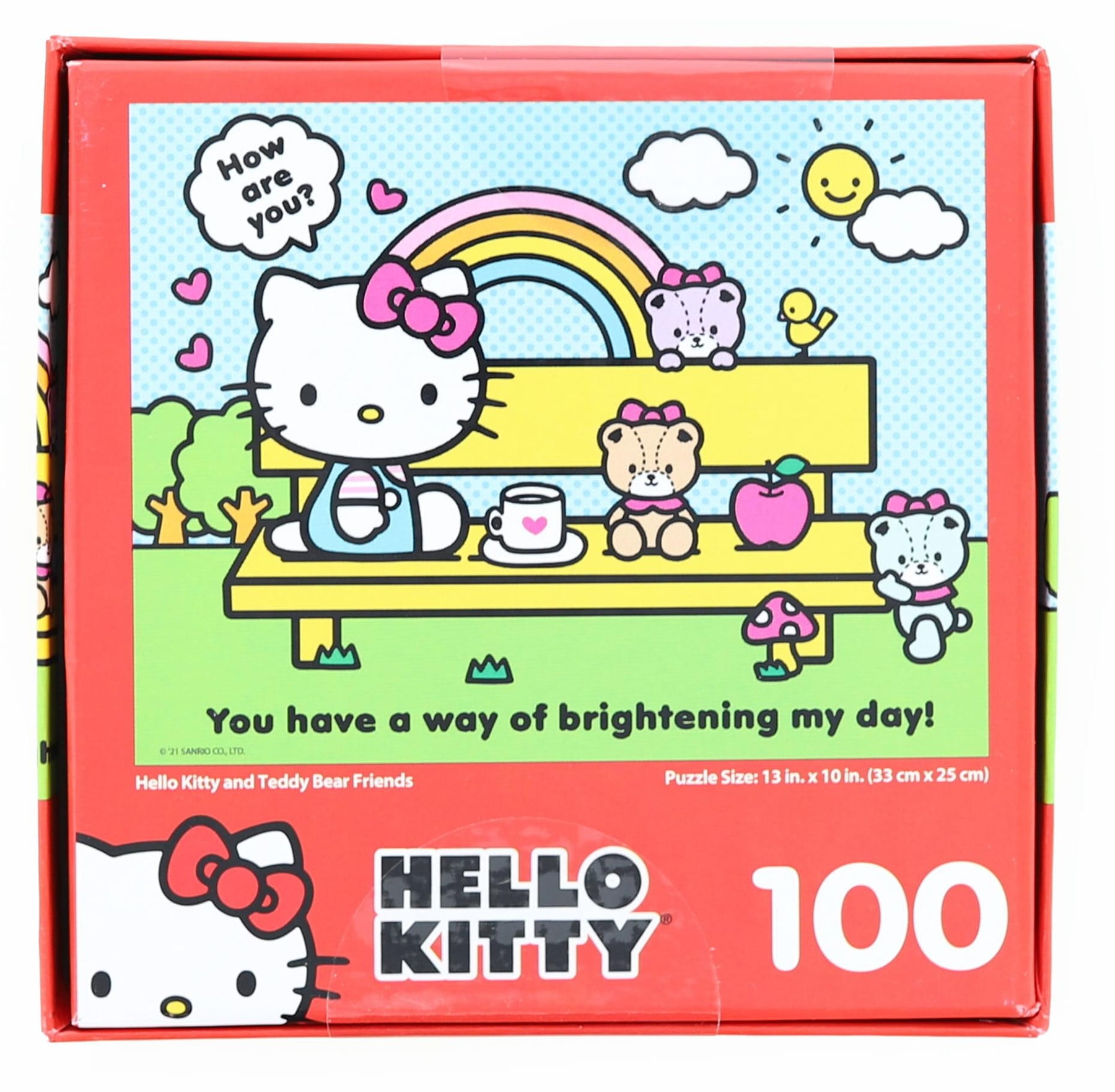 Hello Kitty 100 Piece Jigsaw Puzzle | Hello Kitty and Teddy Bear Friends