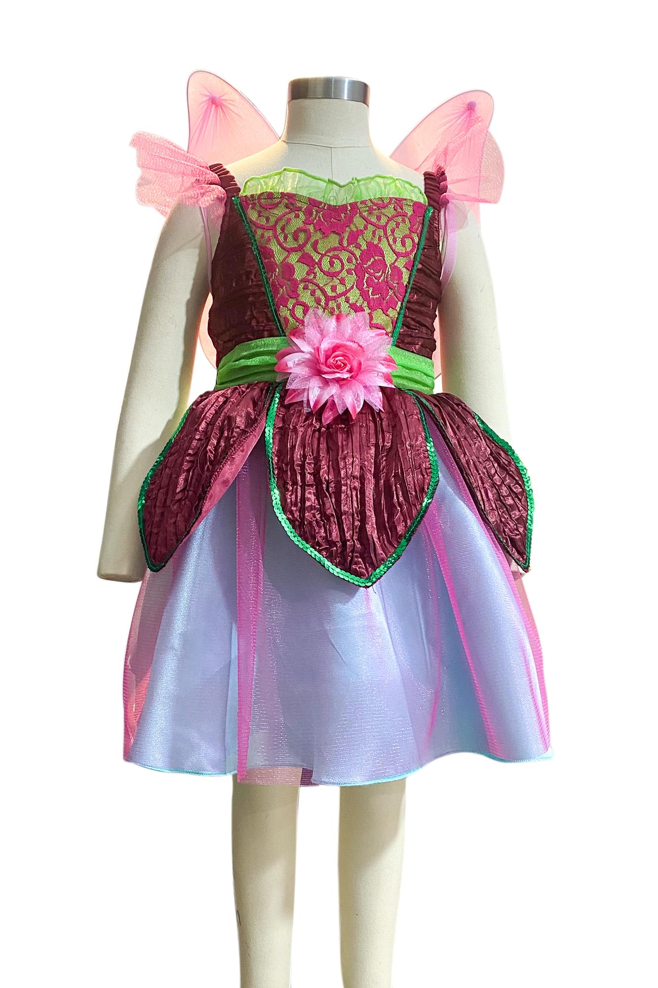 fairy dress for toddler Toddler Girls Fairy Dress Costume, Wings and Wand 3PC, Set 3 main image 0