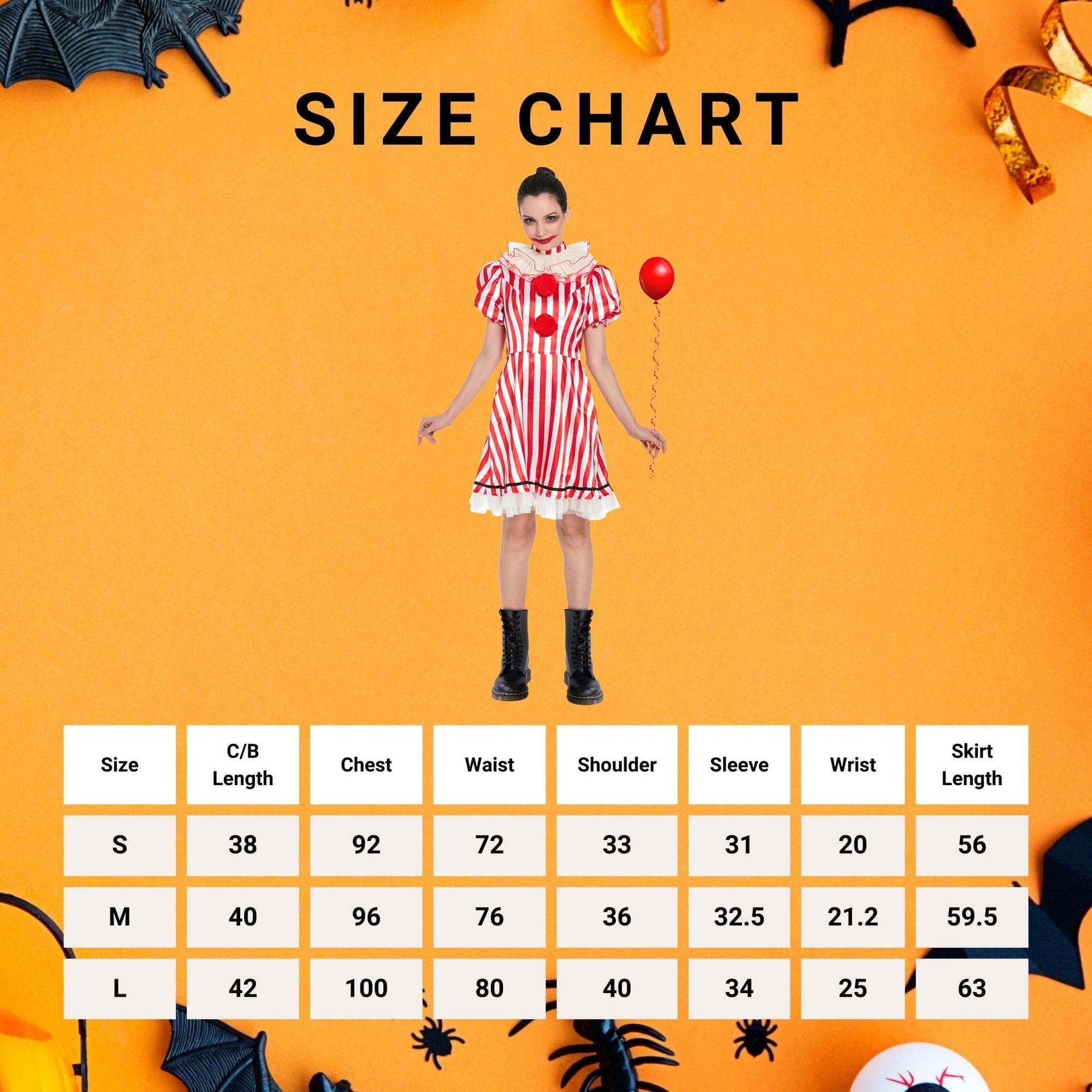 Clown Dress Women's Costume | One Size Fits Most