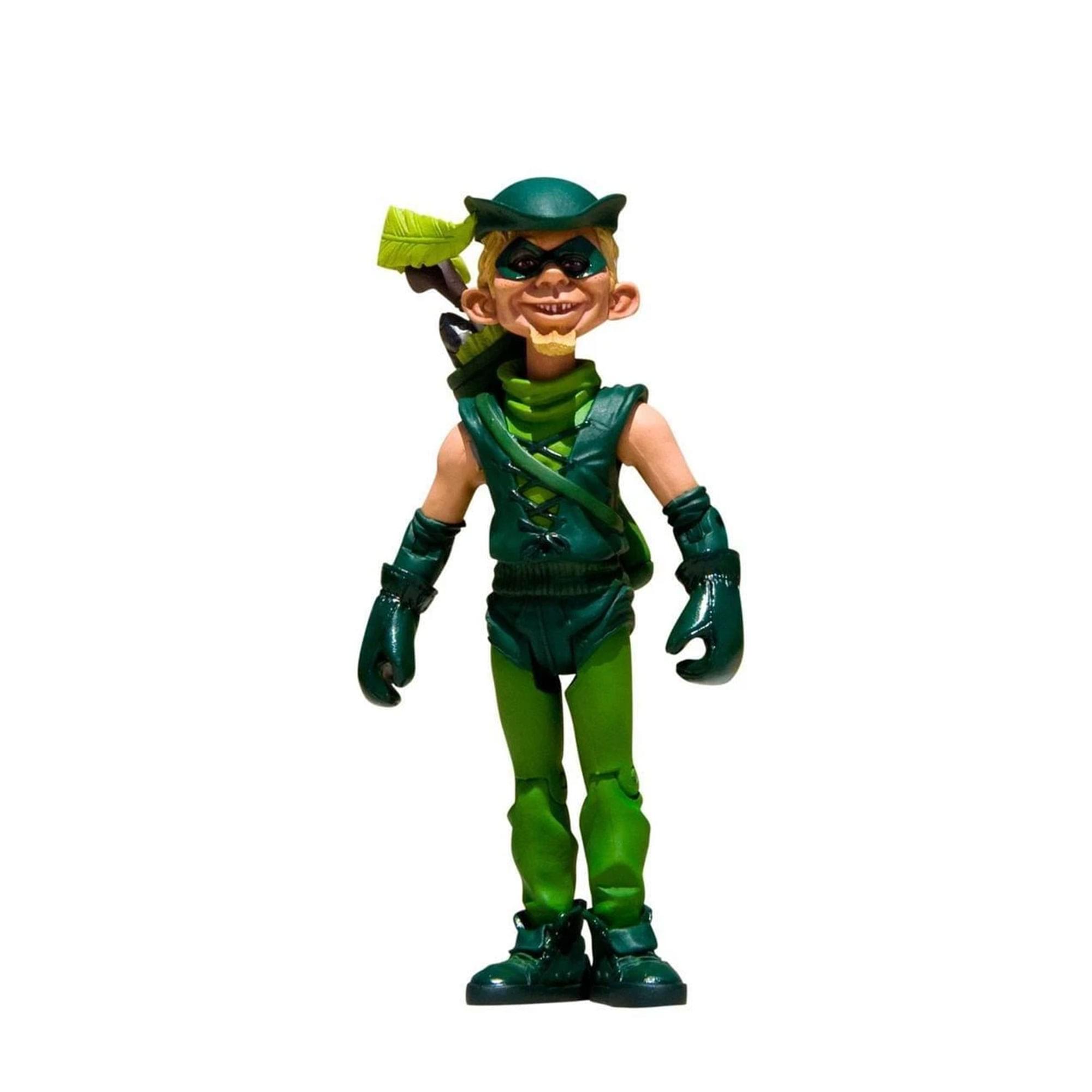 Just-Us League Mad Alfred E Neuman As Green Arrow Action Fig | Free Sh