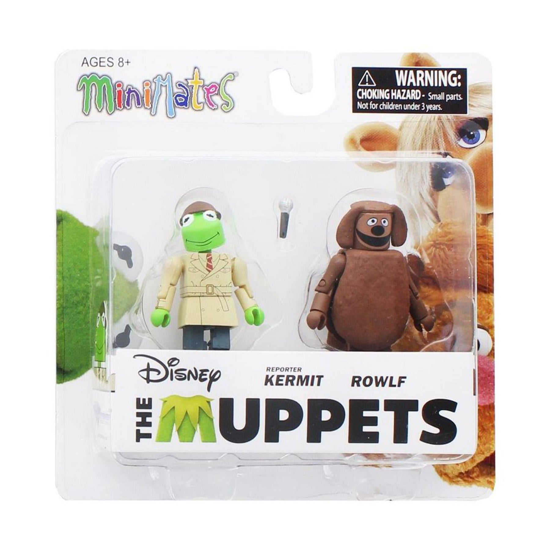 Muppets Reporter Kermit & Rowlf 2-Pack Series 2 Minimates