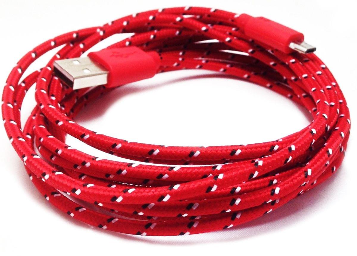 XL 9' Charging & Data Cable Iphone 5/5S 9, Red