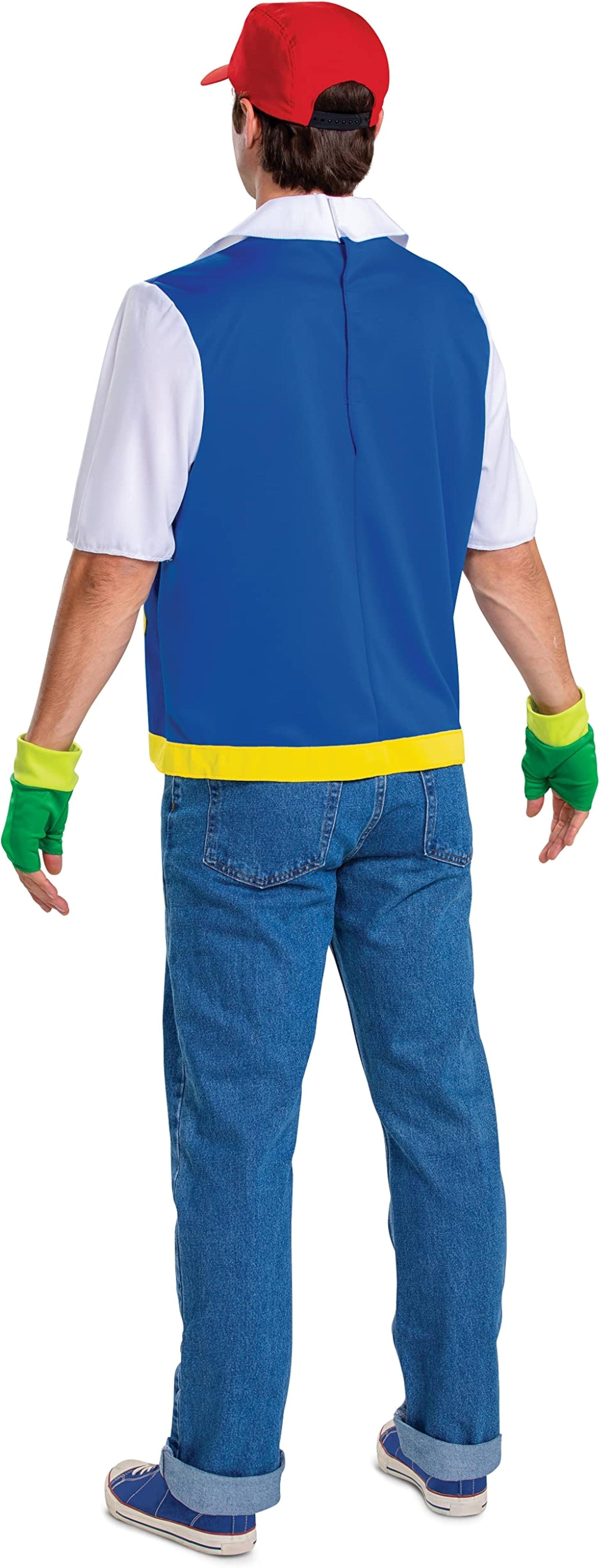 Pokemon Ash Ketchum Classic Unisex Adult Costume