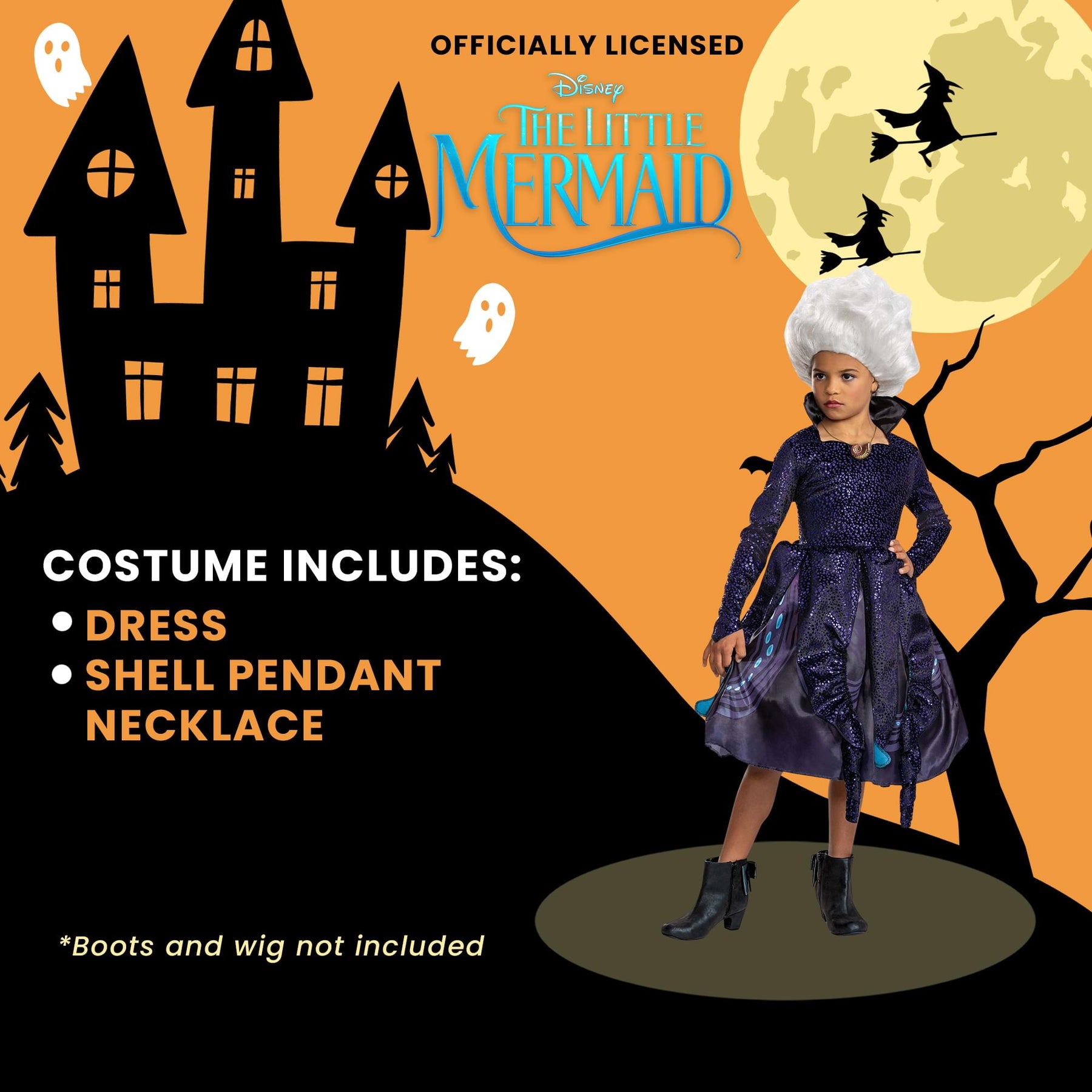 Disney The Little Mermaid Ursula Deluxe Child Costume
