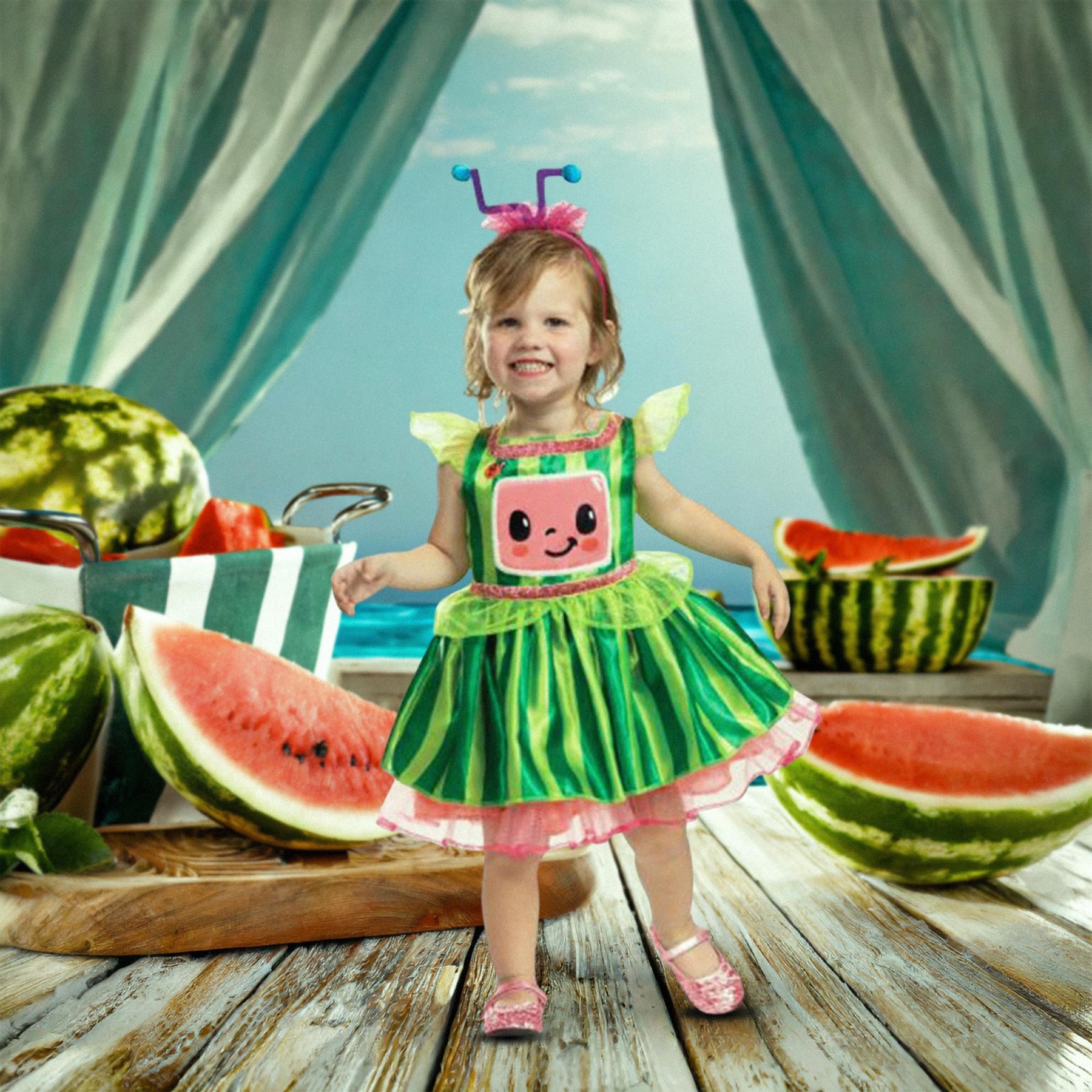 Cocomelon Cocomelon Deluxe Toddler Costume Dress