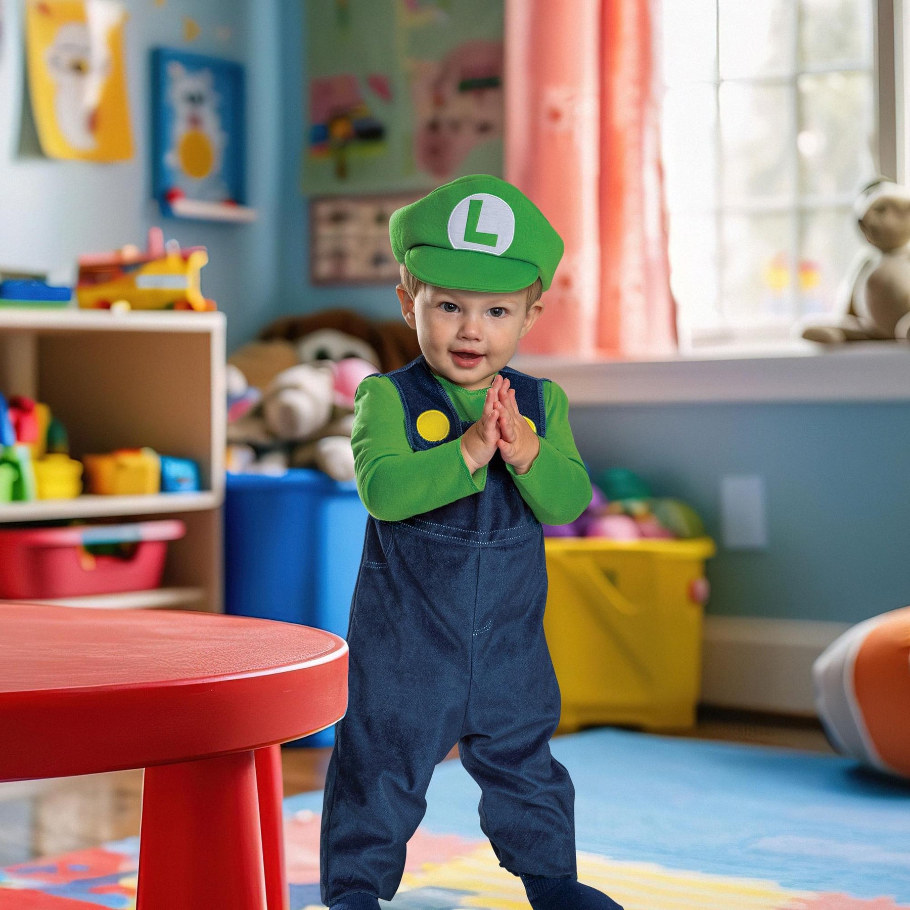 Super Mario Bros. Luigi Posh Infant Costume
