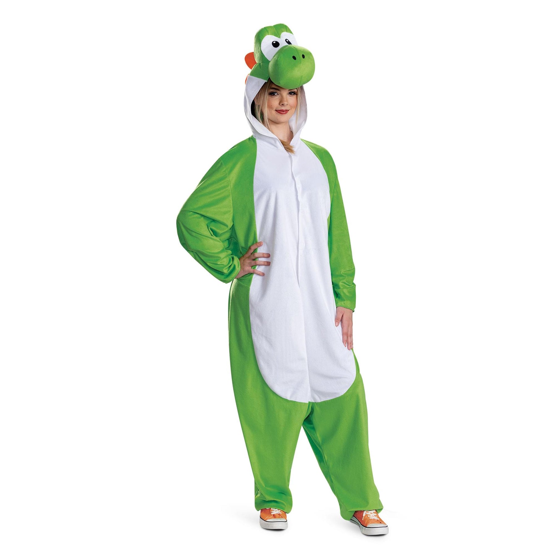 Super Mario Bros. Yoshi Hooded Adult Costume