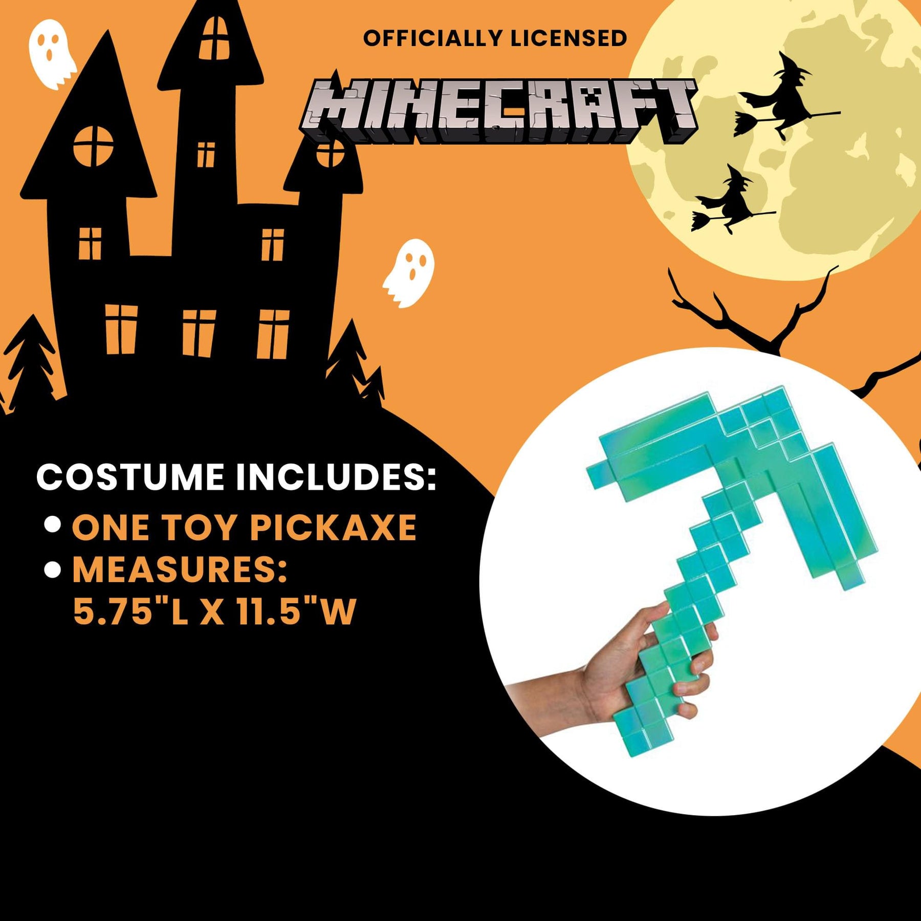 Minecraft Minecraft Diamond Pickaxe Costume Accessory