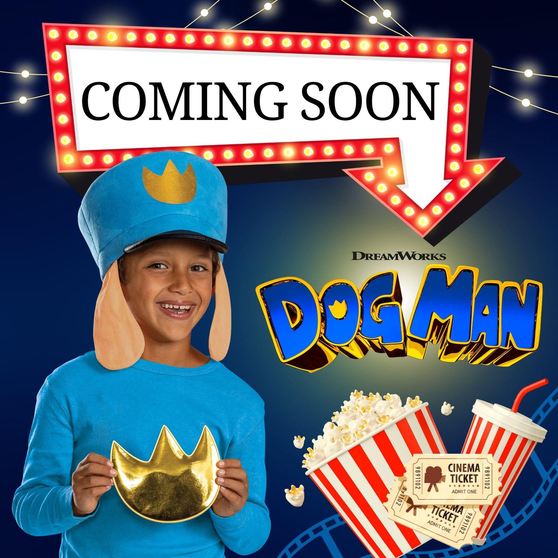 Dog Man Child Costume Kit | One Size Fits Most