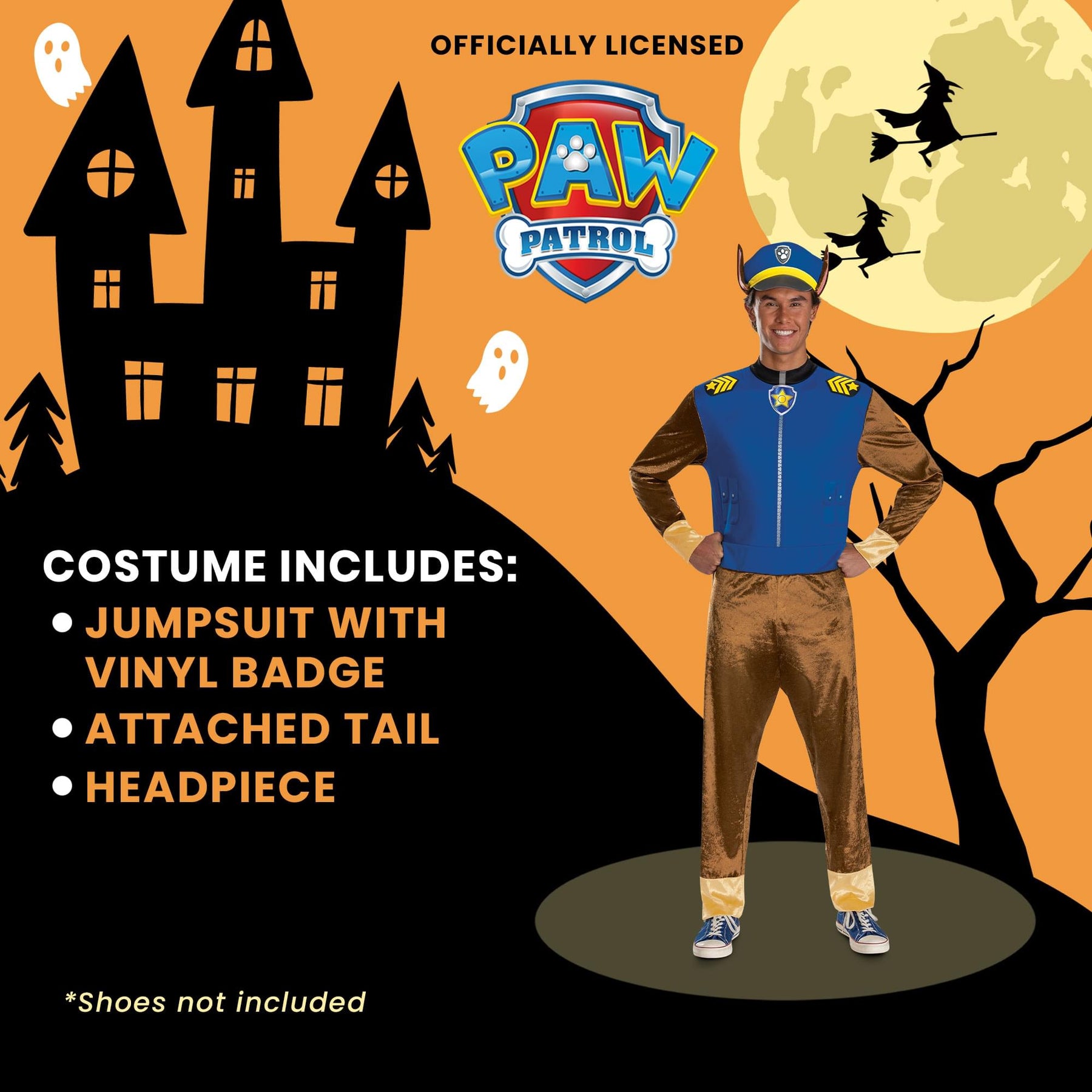 PAW Patrol Chase Classic Adult Costume