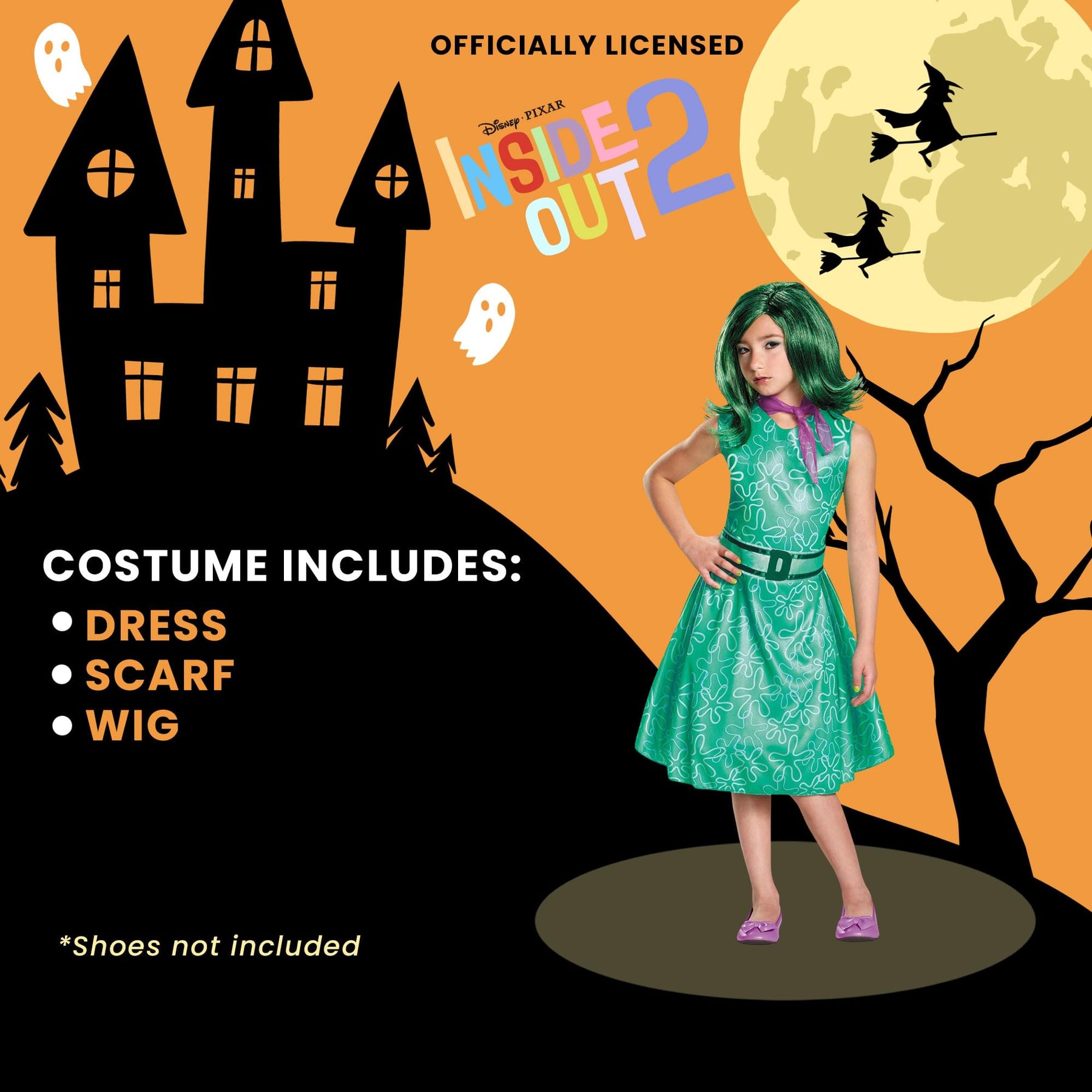 Disney Pixar's Inside Out Disgust Classic Child Costume