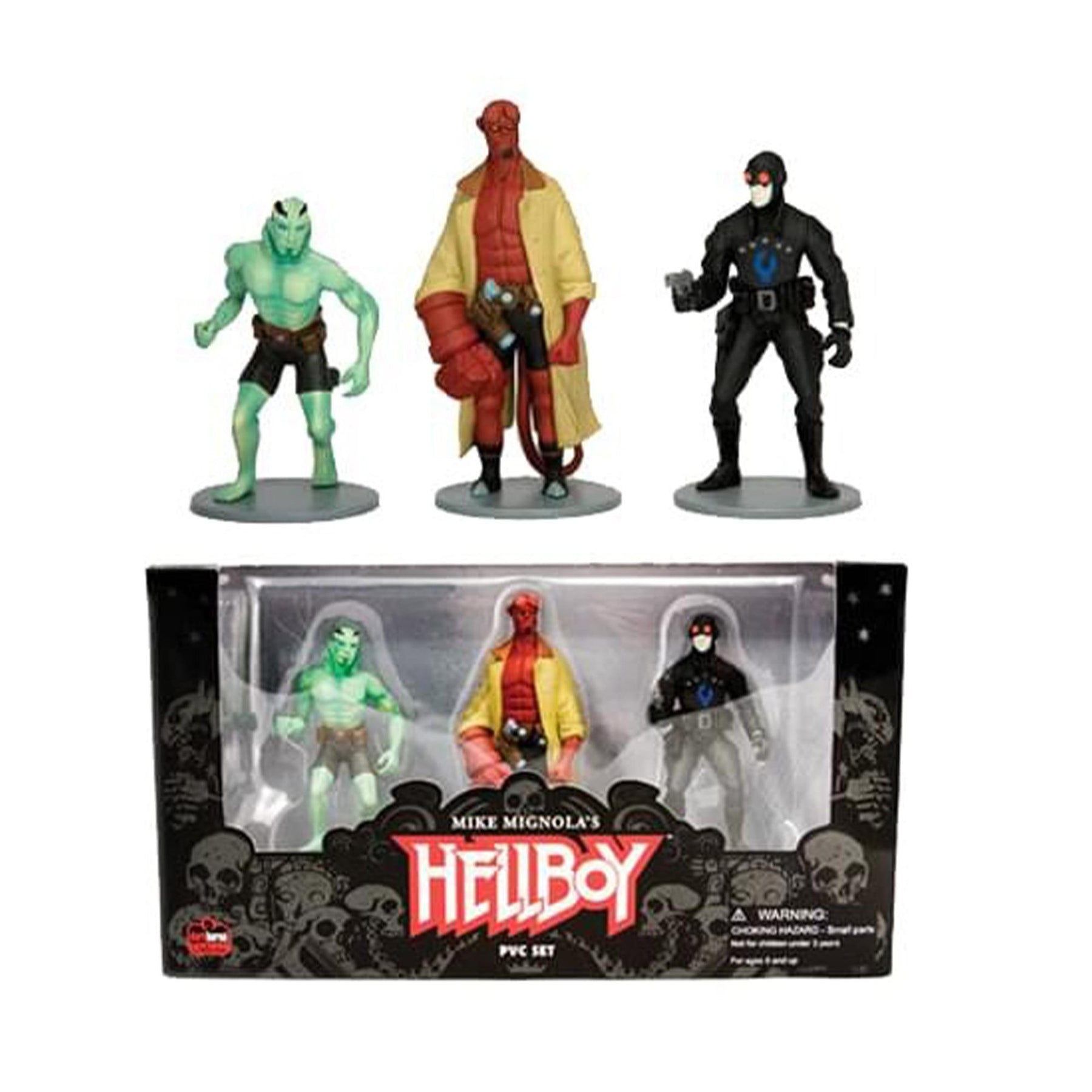 Dark Horse Comics Hellboy 4" PVC Action 3 Figure Set
