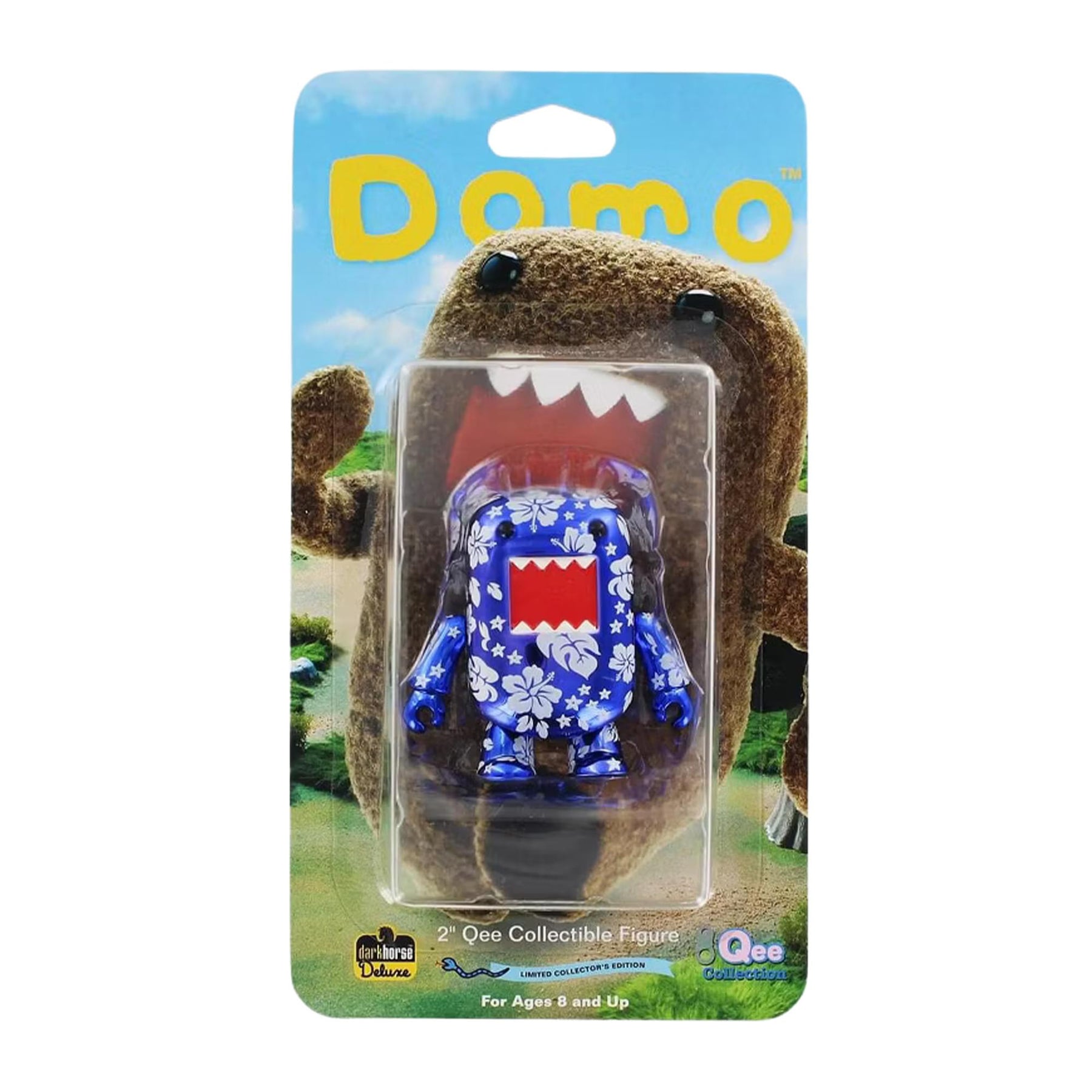 Domo Qee Tropical Metallic Blue 2" Mini Figure