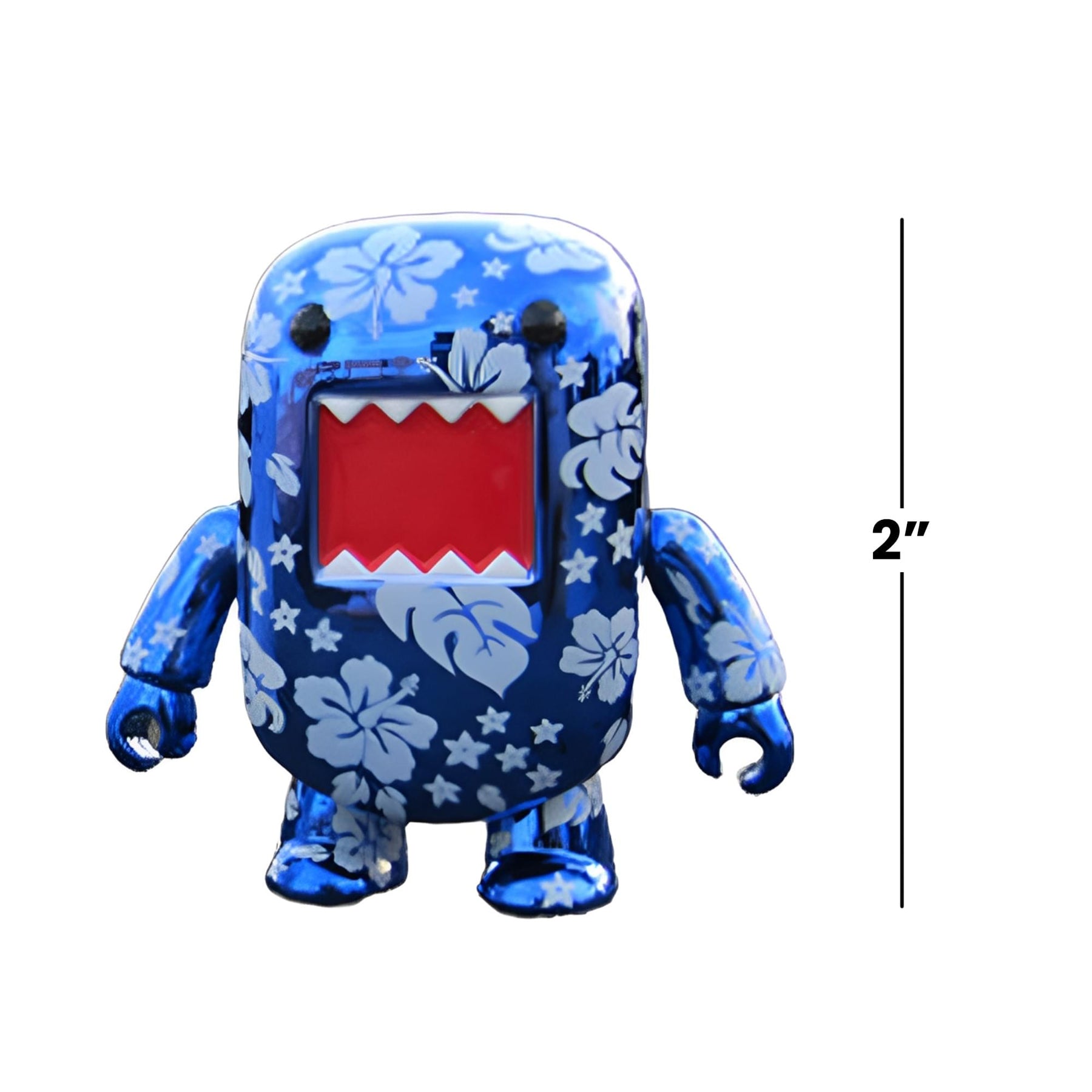 Domo Qee Tropical Metallic Blue 2" Mini Figure