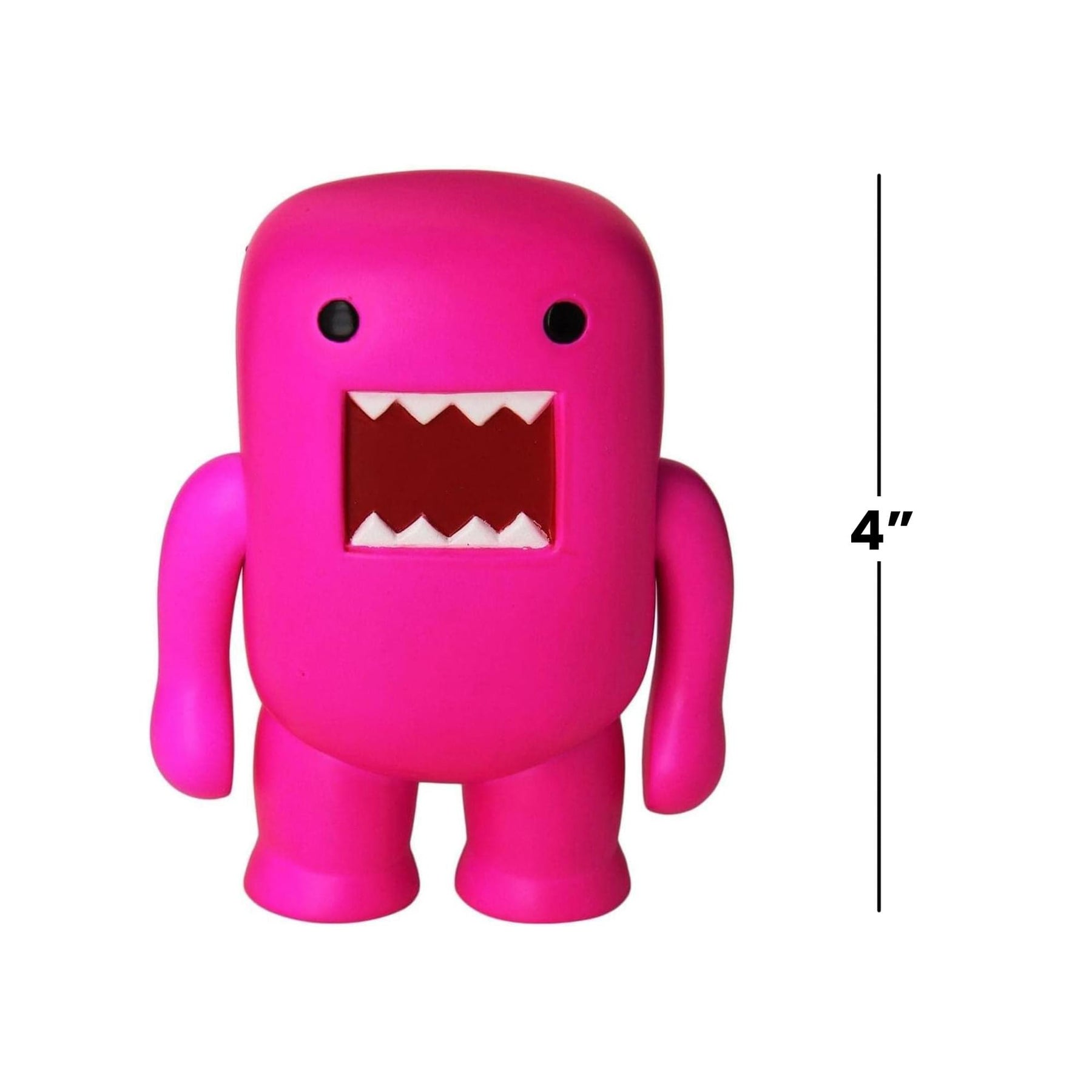 Domo 4" Vinyl Figure: Black Light Pink